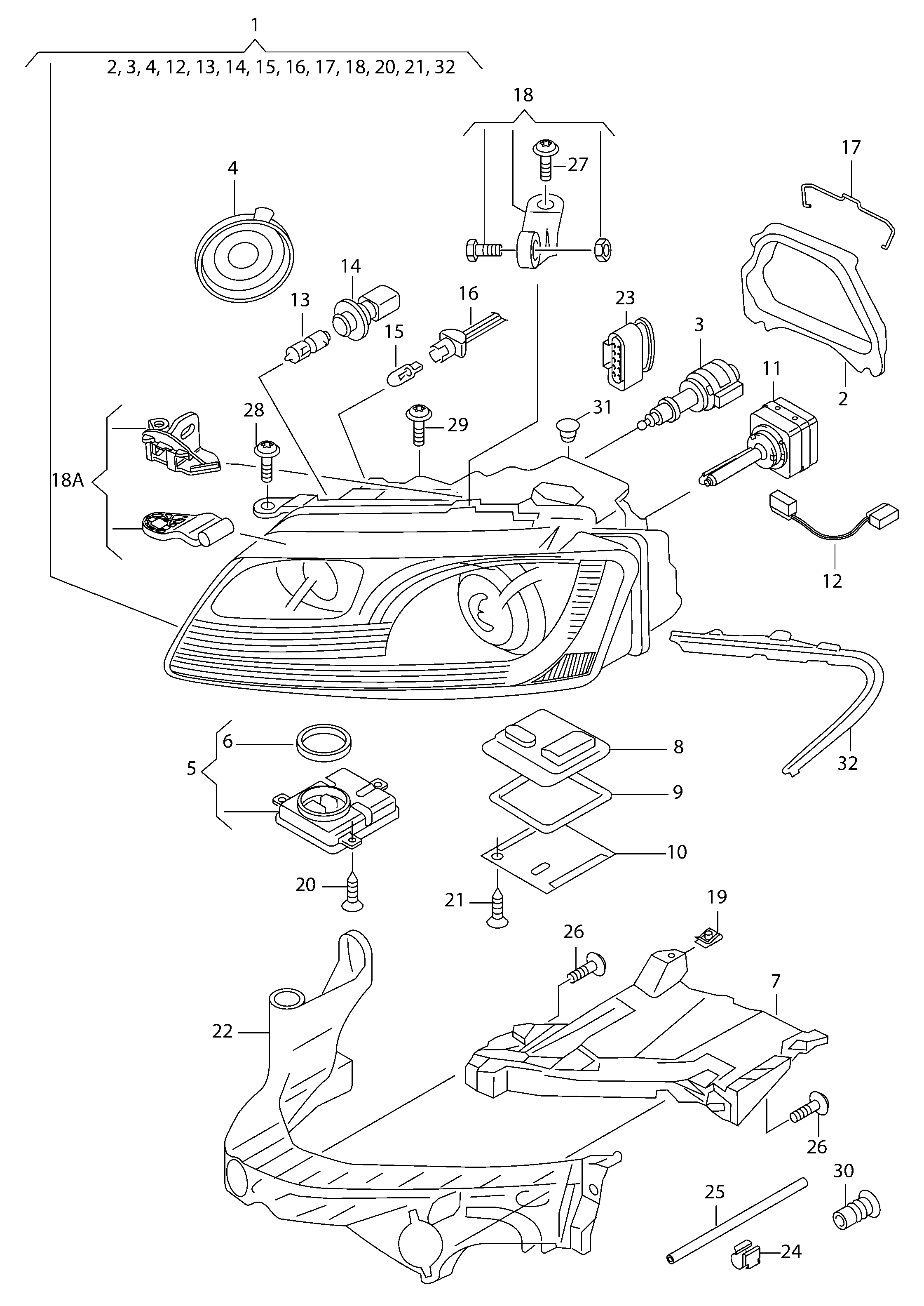 VAG N  10445602 - Лампа накаливания, освещение щитка приборов parts5.com