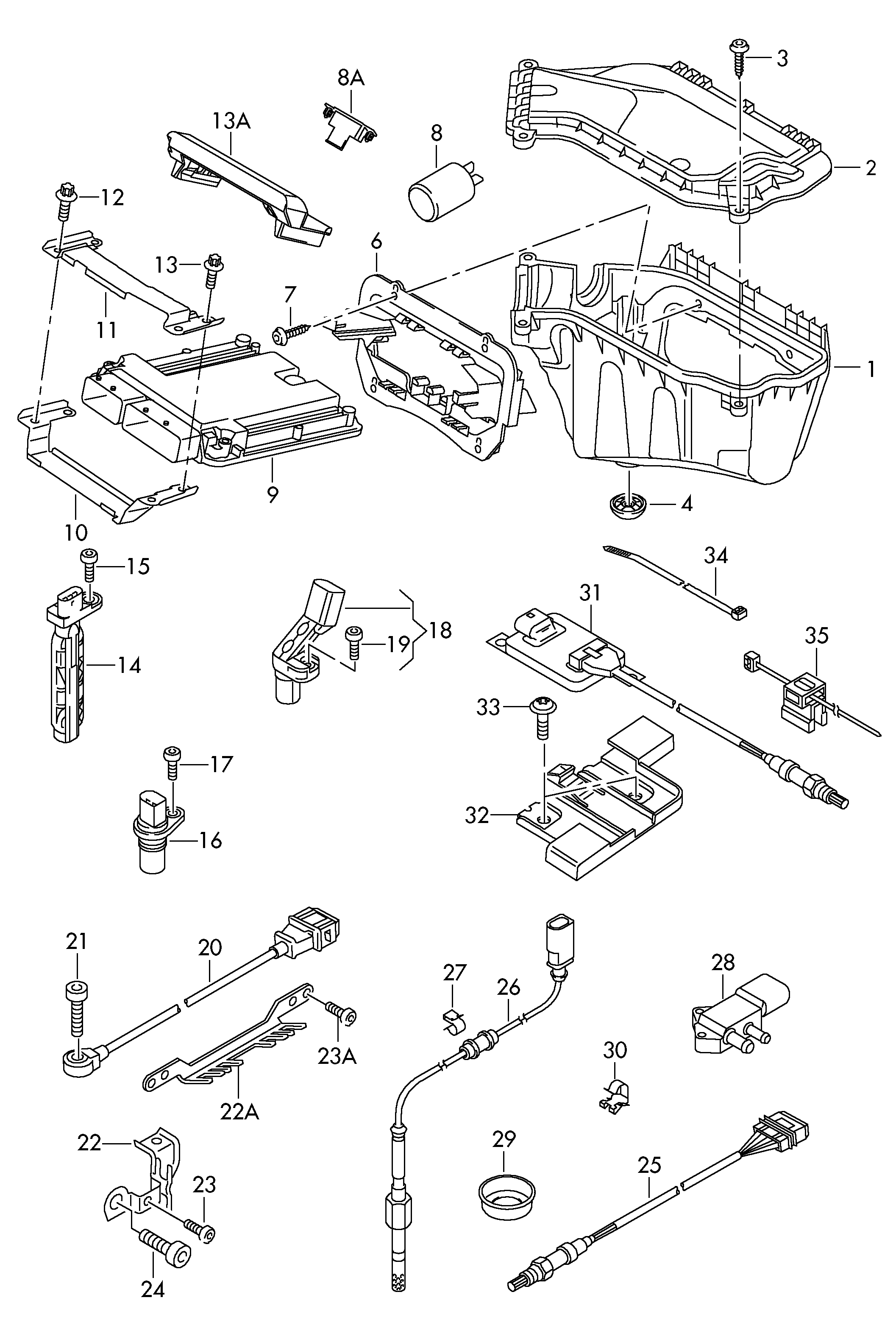 Seat 06H 906 433 - Датчик импульсов, коленвал parts5.com