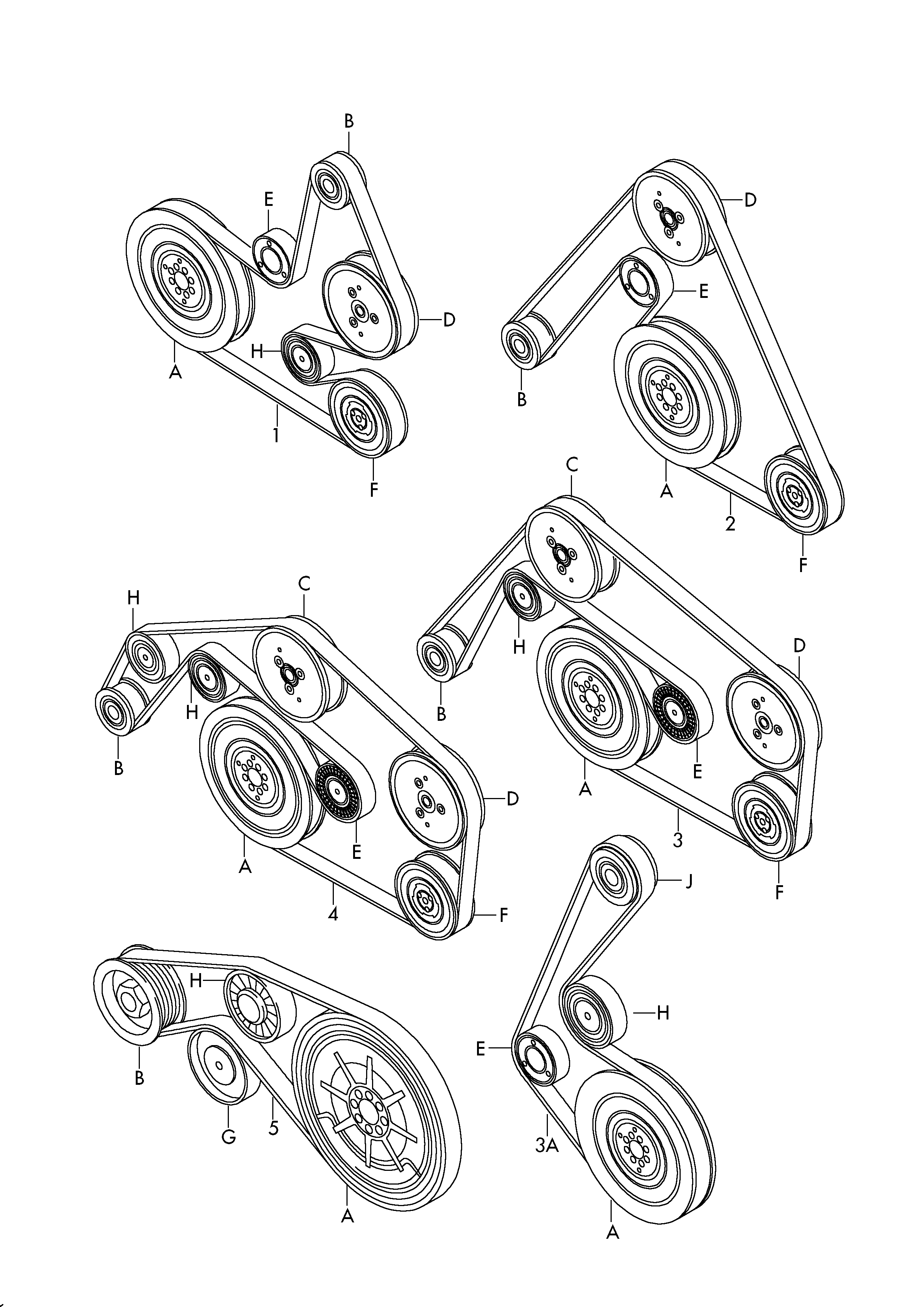 AUDI (FAW) 06H 903 137 C - Поликлиновый ременный комплект parts5.com