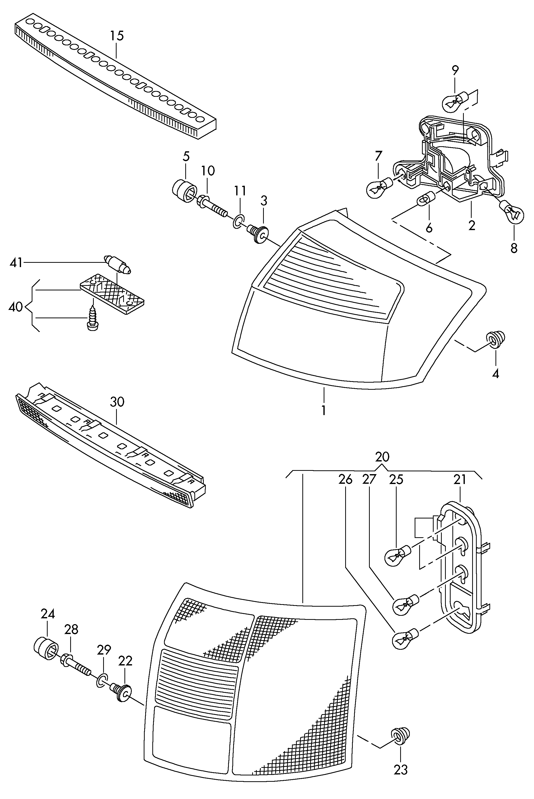 AUDI N 017 725 2 - Лампа накаливания, освещение щитка приборов parts5.com