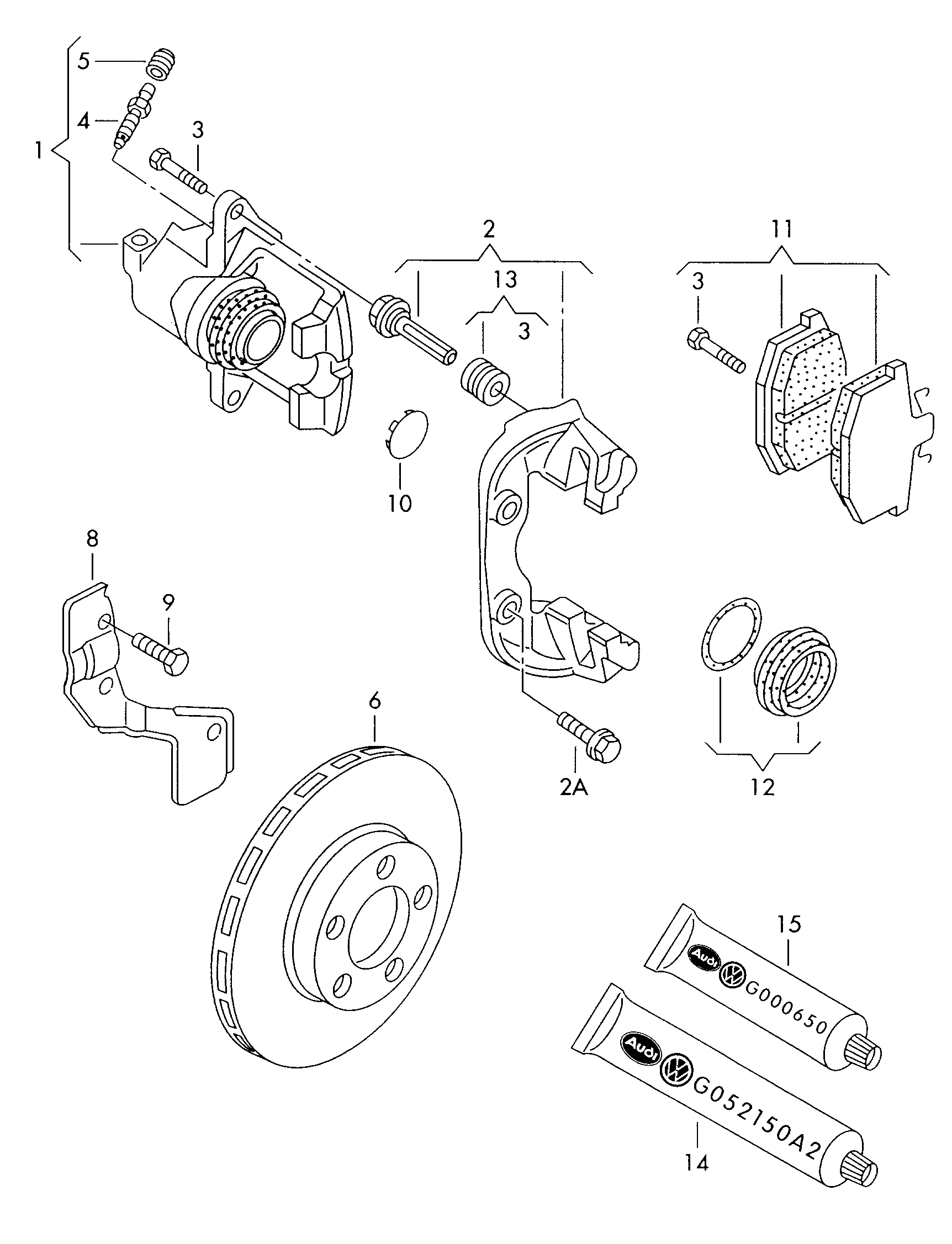 VW 8E0 615 301 B - Тормозной диск parts5.com