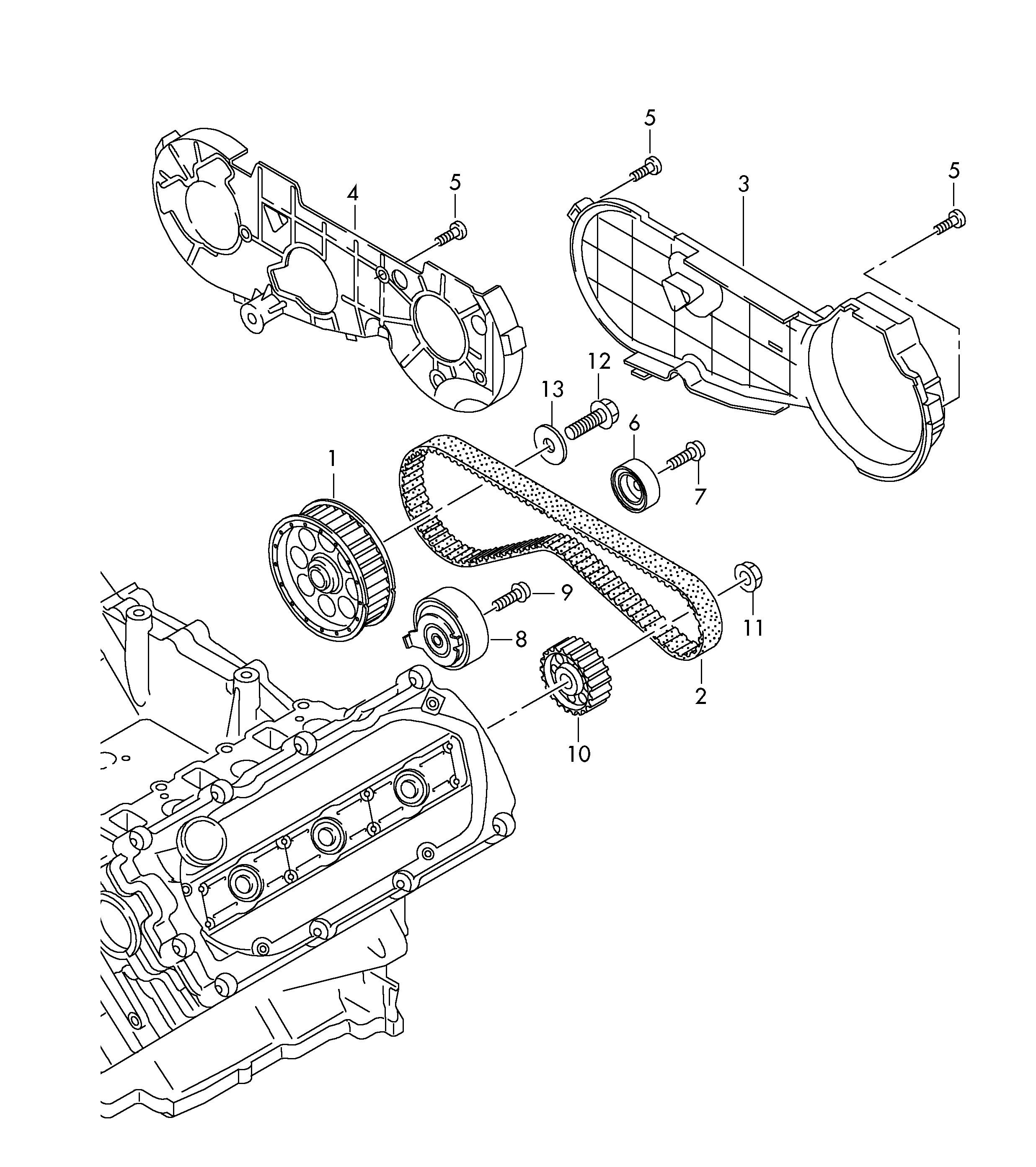 AUDI 059 109 119 F - Зубчатый ремень ГРМ parts5.com