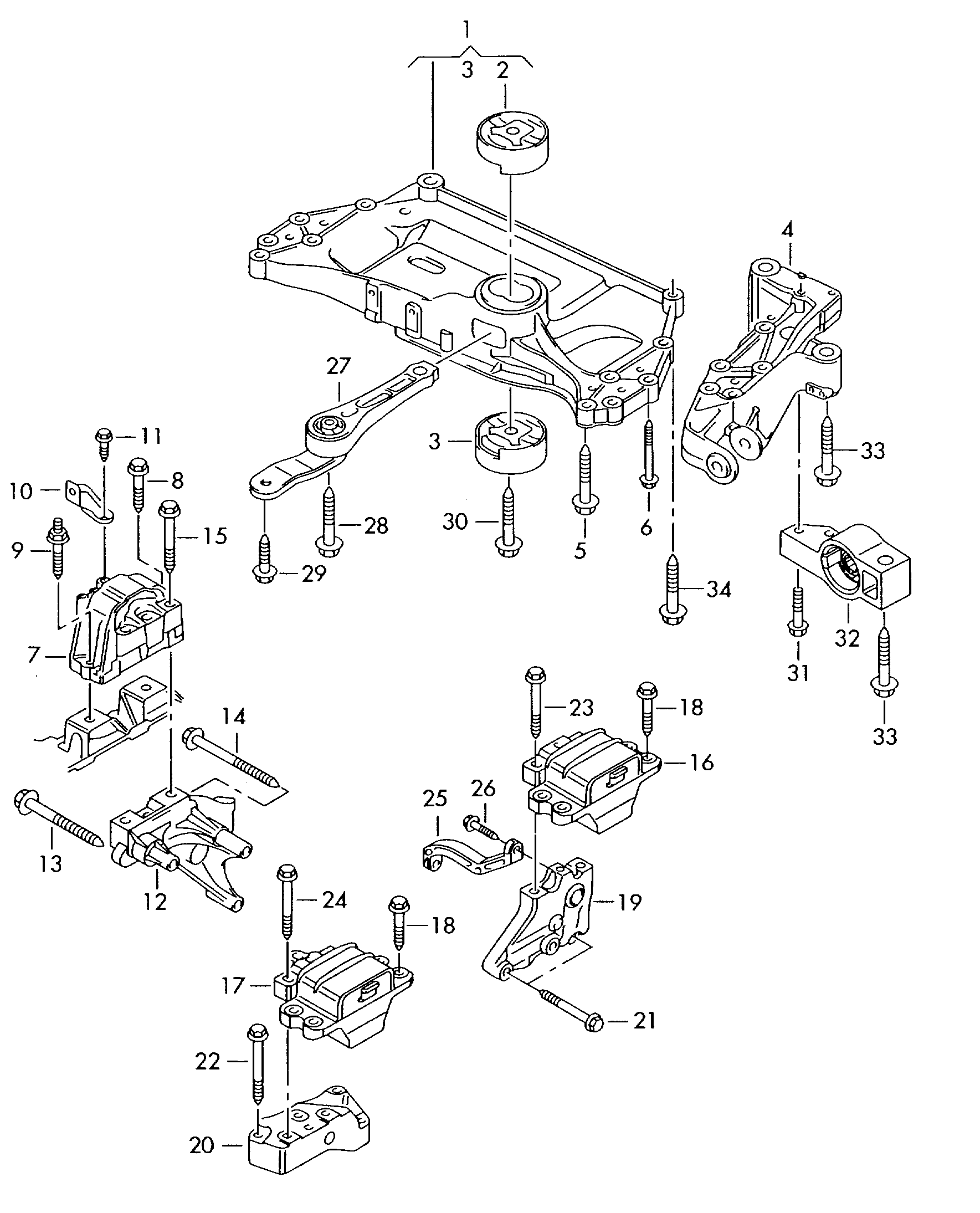 AUDI N 905 969 06 - Комплект ремня ГРМ parts5.com