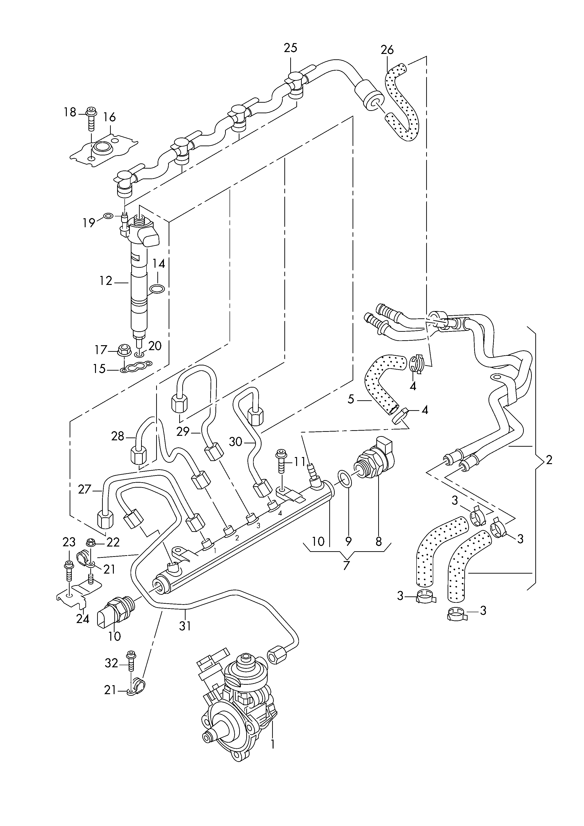 AUDI 03L103113 - Шайба тепловой защиты, система впрыска parts5.com