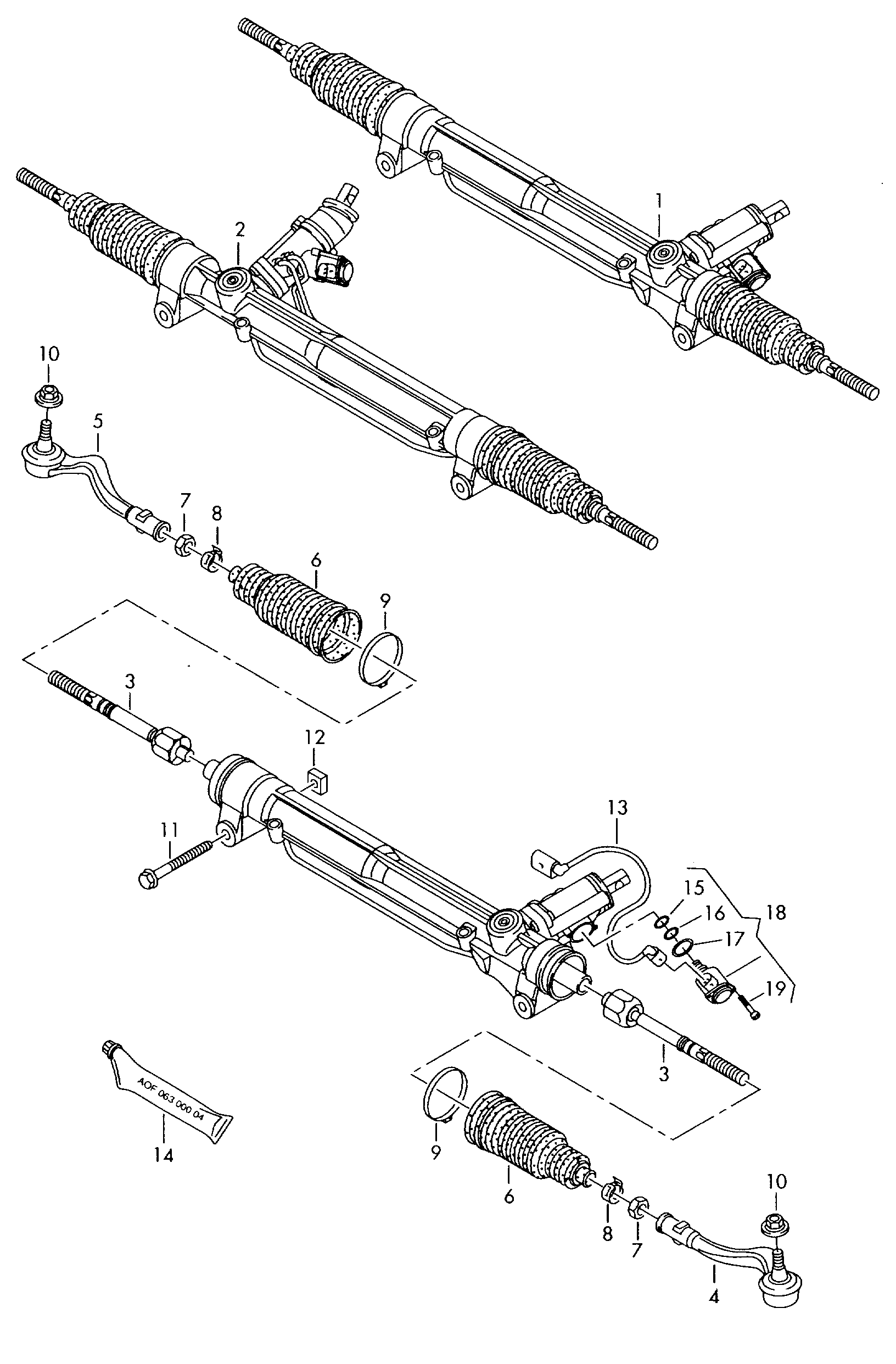 VW 8J0 423 810 - Осевой шарнир, рулевая тяга parts5.com