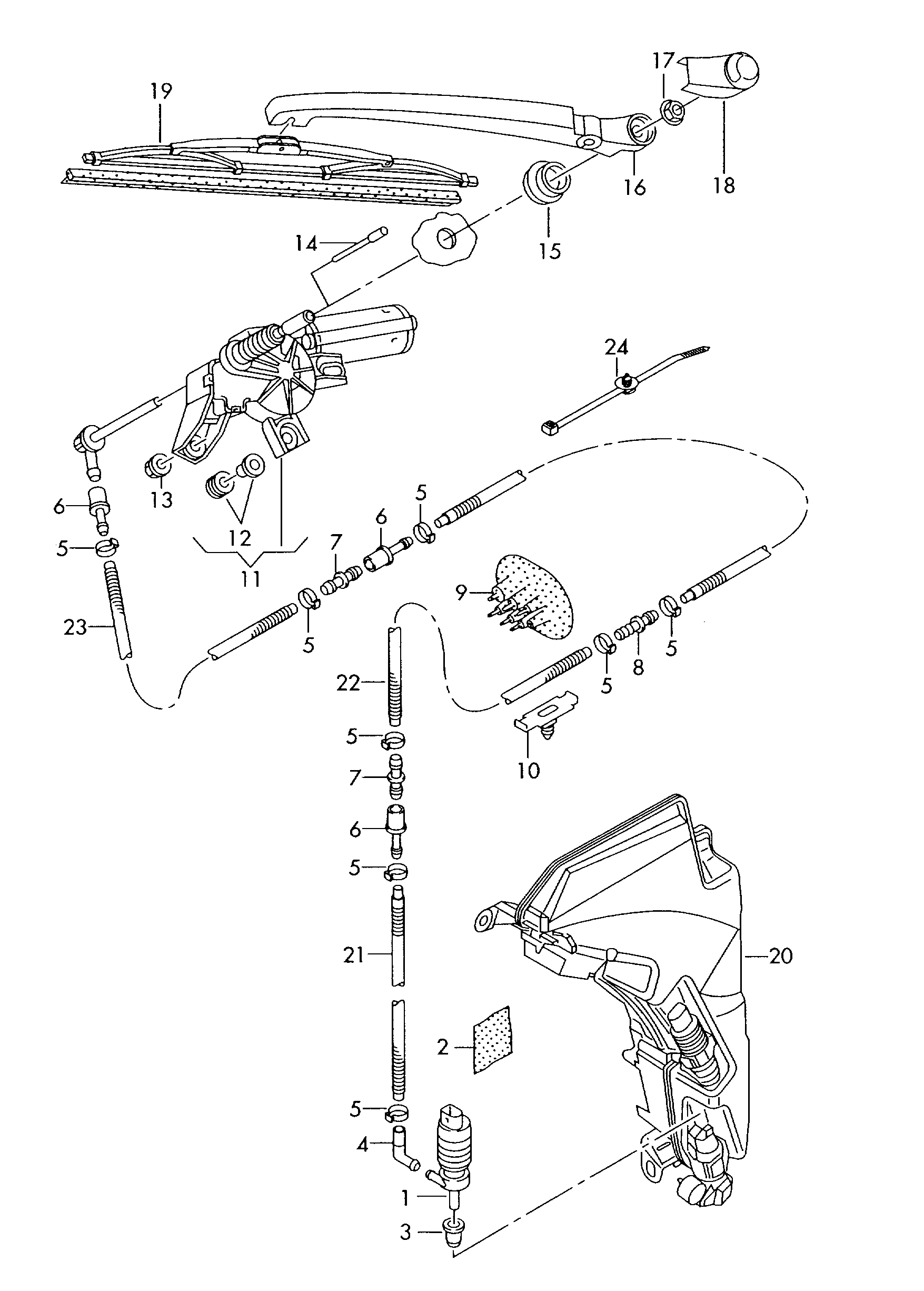 AUDI 8R0 955 425 - Щетка стеклоочистителя parts5.com