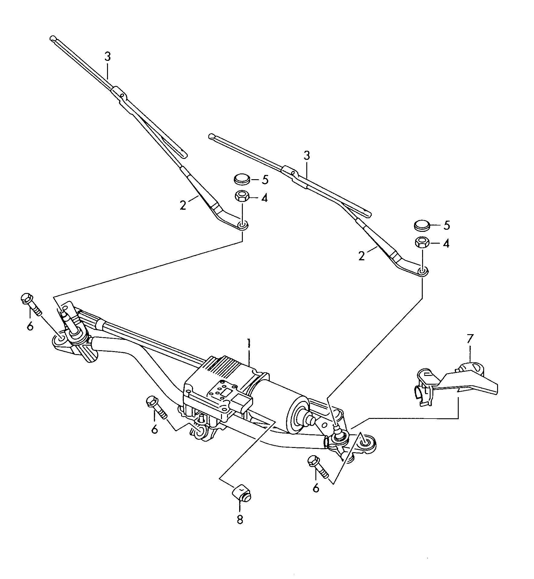 AUDI 8R1955425B - Щетка стеклоочистителя parts5.com