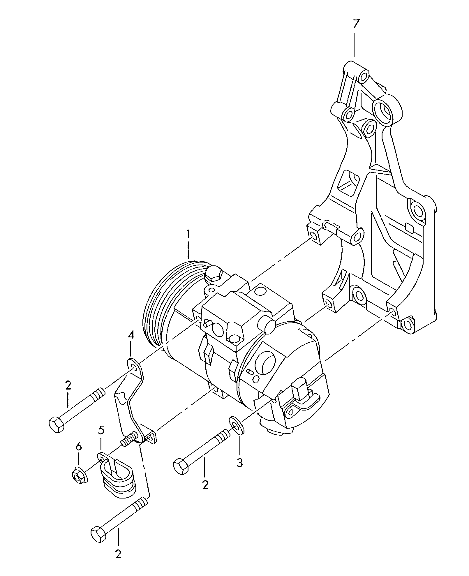 Skoda 8Z0 260 805 A - Compresor, aire acondicionado parts5.com