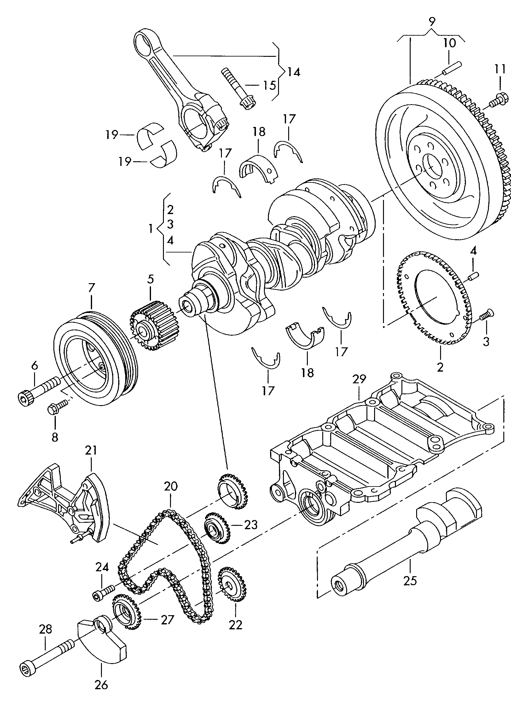 VW N  91048802 - Шкив коленчатого вала parts5.com