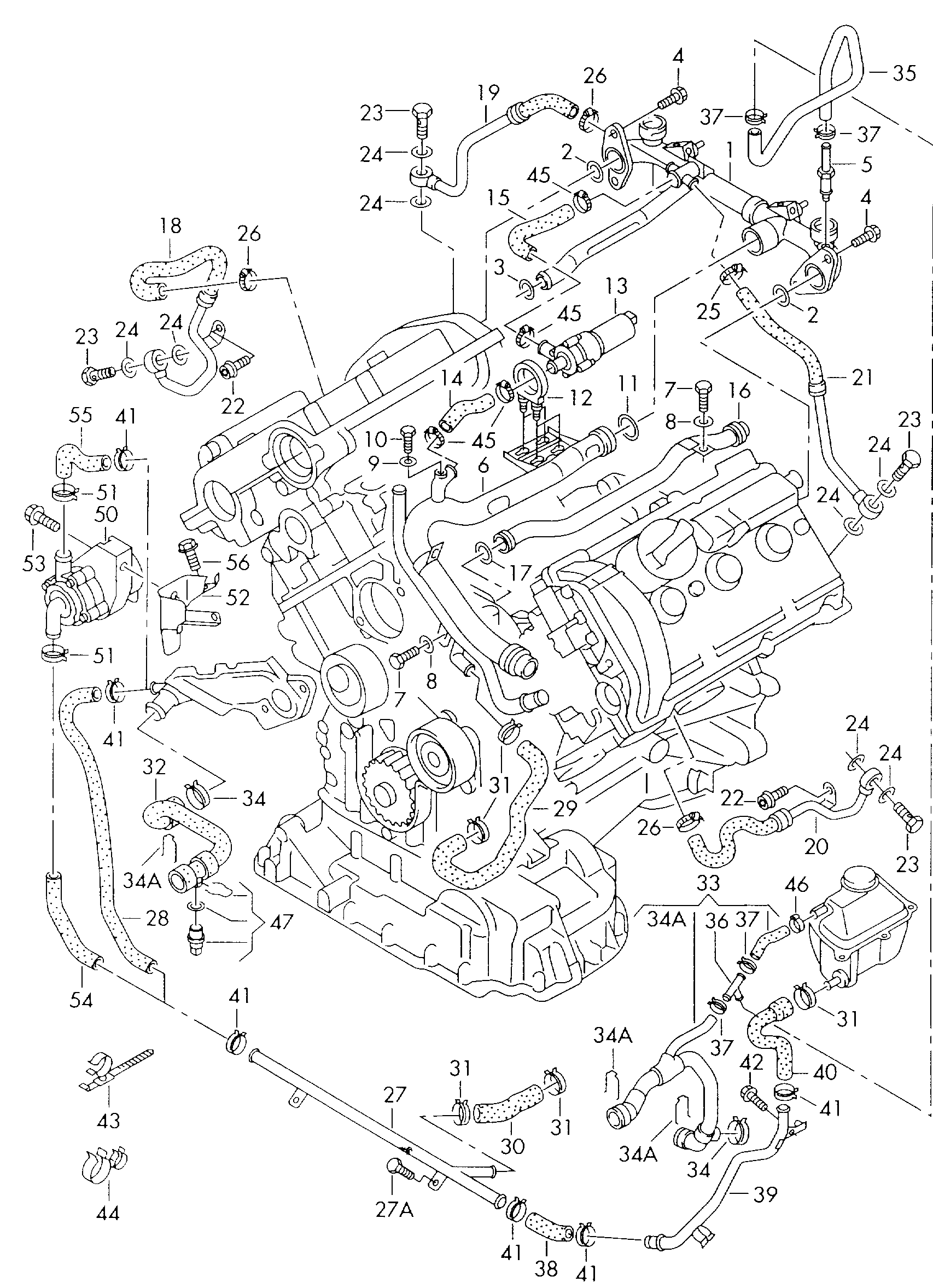 Seat N  0138495 - Шланг радиатора parts5.com