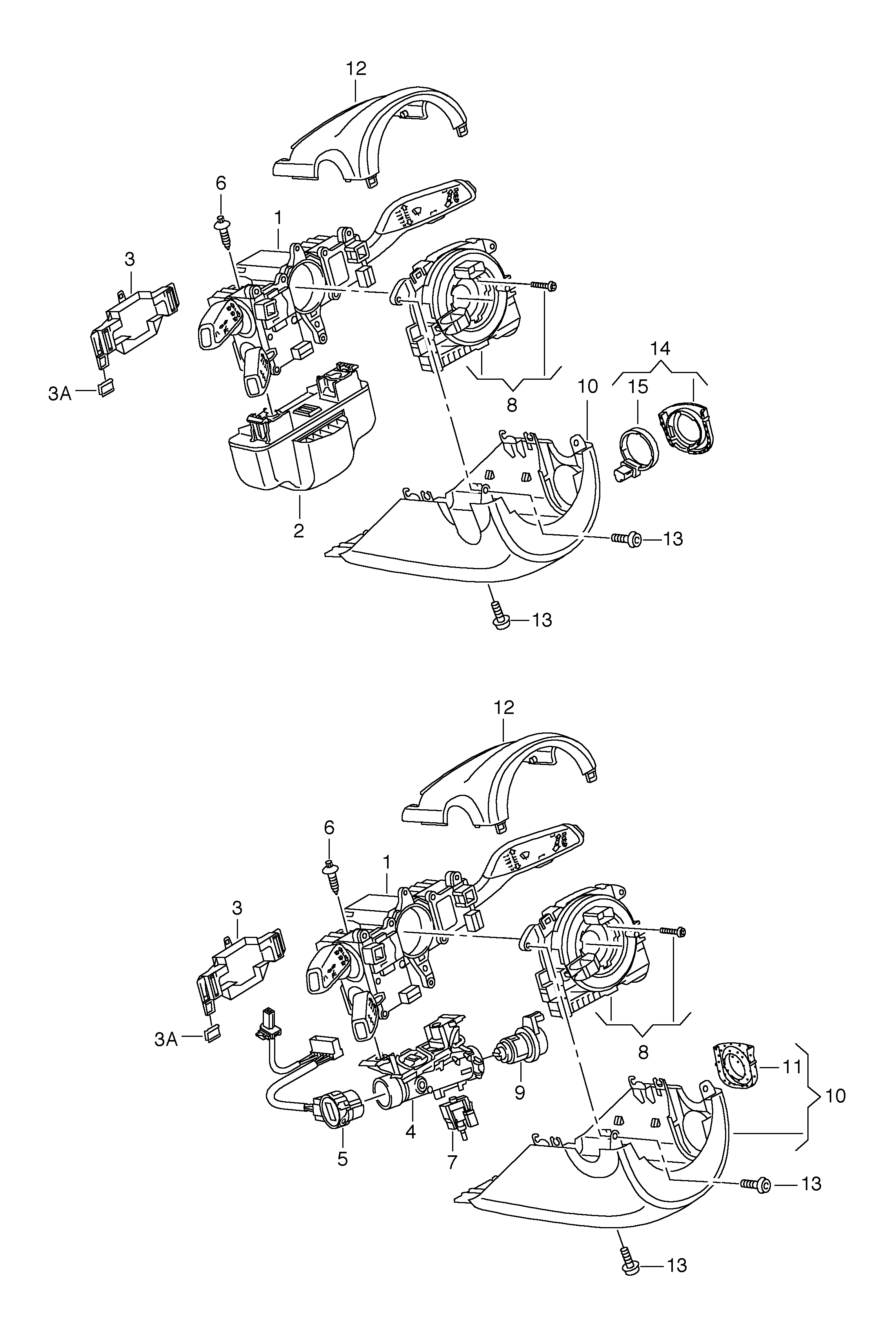 VW 1K0953527D - Выключатель, фиксатор двери parts5.com