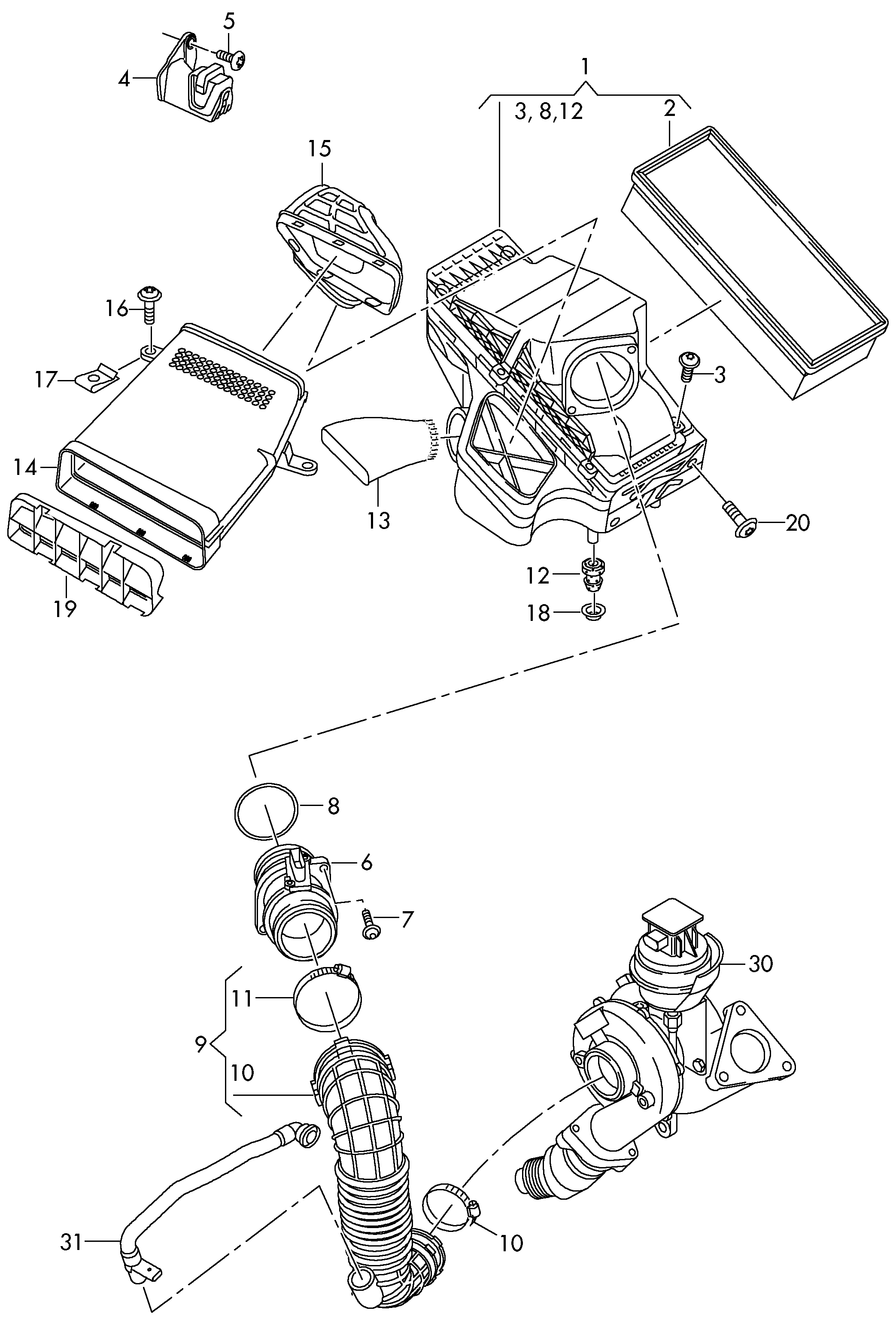 VW N  0154374 - Кузов parts5.com