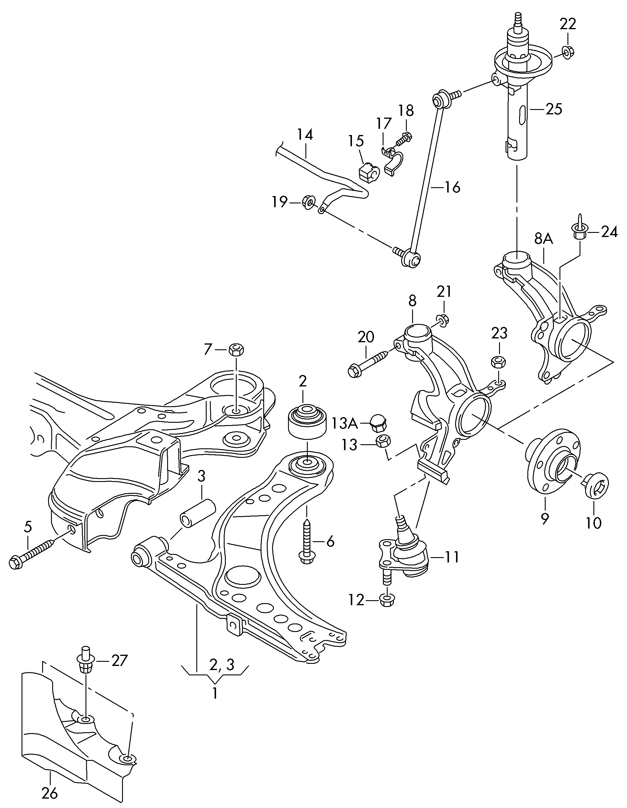 AUDI 6R0407621A - Комплект подшипника ступицы колеса parts5.com