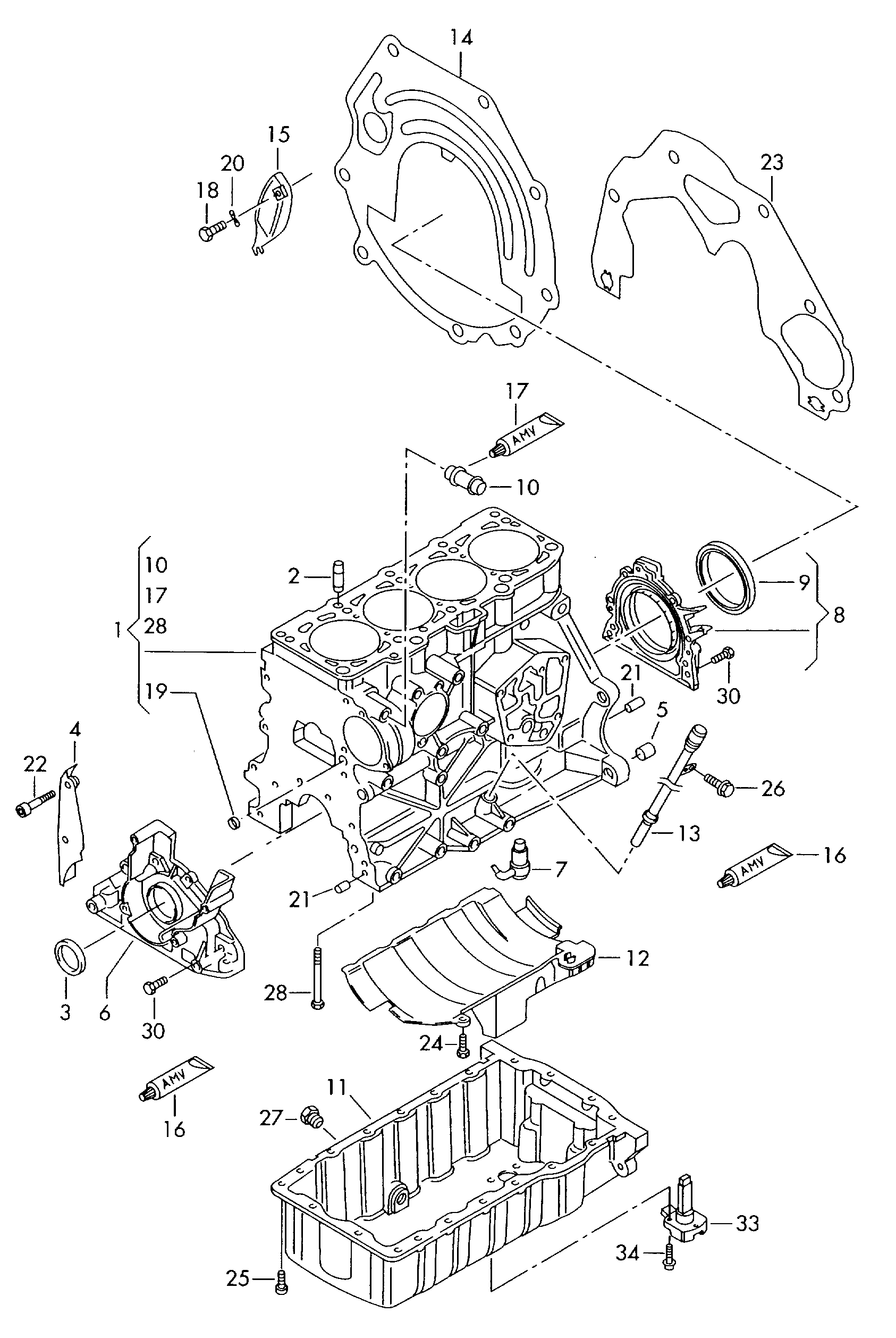 AUDI 045 906 433 A - Датчик импульсов, коленвал parts5.com