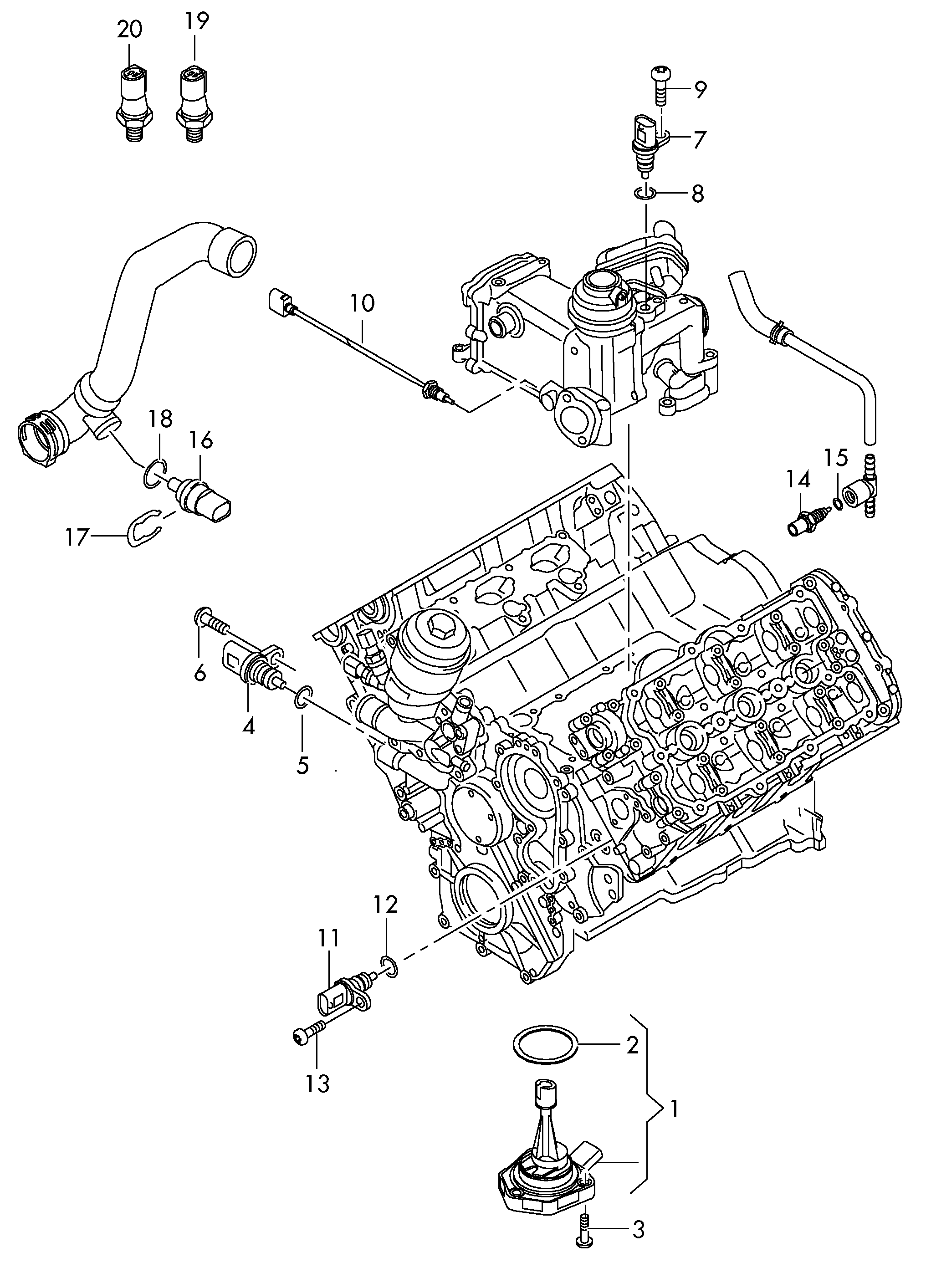 CUPRA 079919523B - Датчик, температура топлива parts5.com