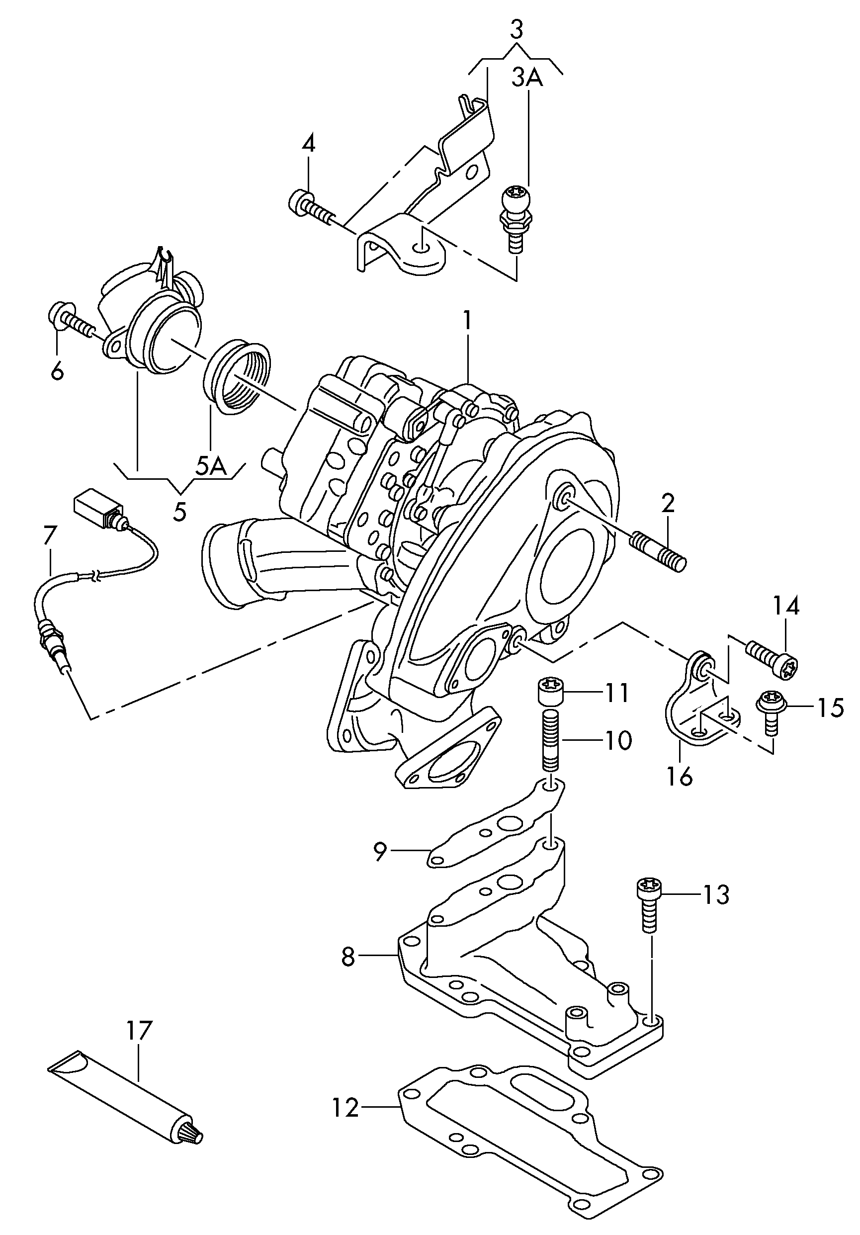 AUDI 059 906 088 BJ - Датчик, температура выхлопных газов parts5.com