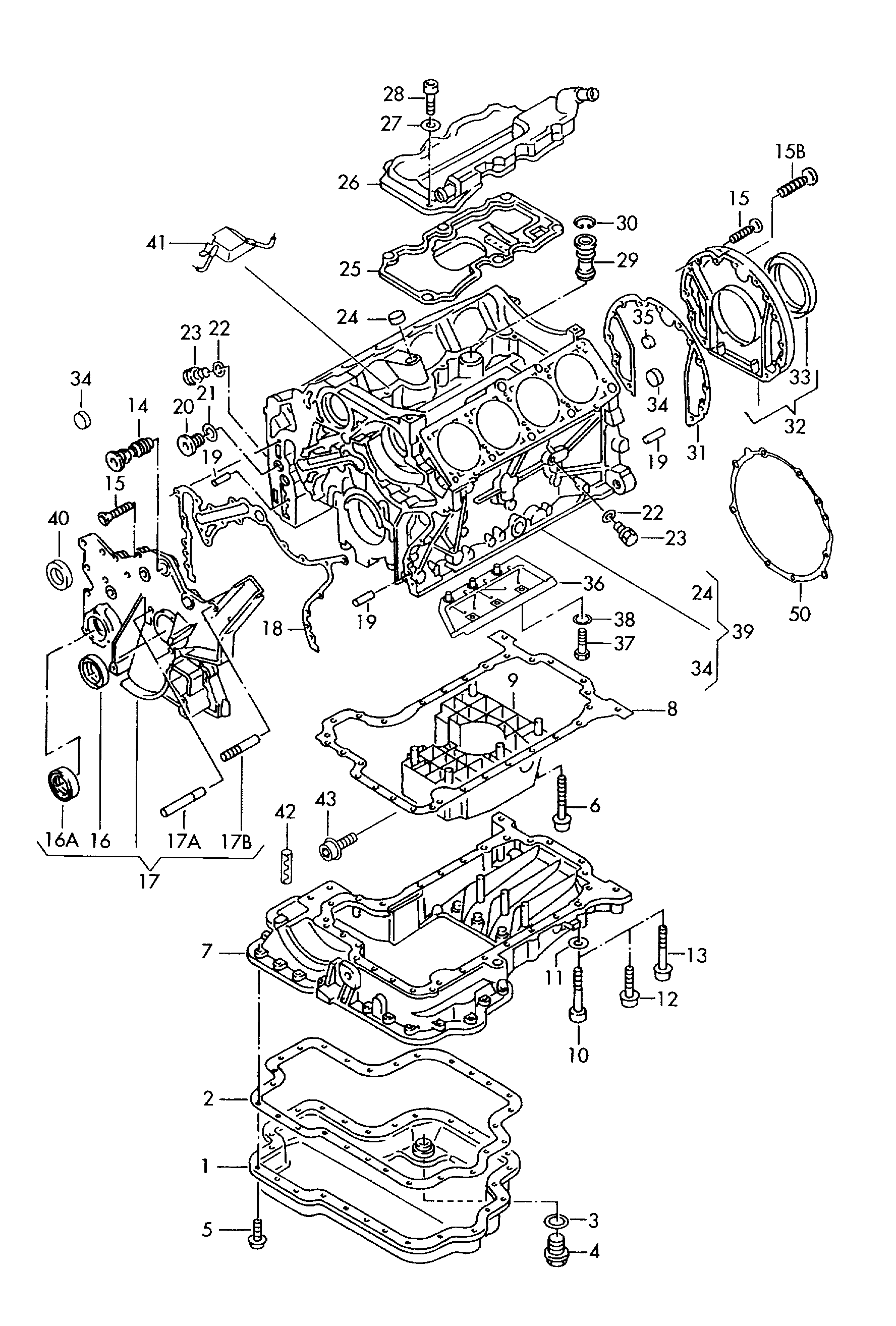 Skoda 077 115 147 A - Уплотняющее кольцо вала, масляный насос parts5.com