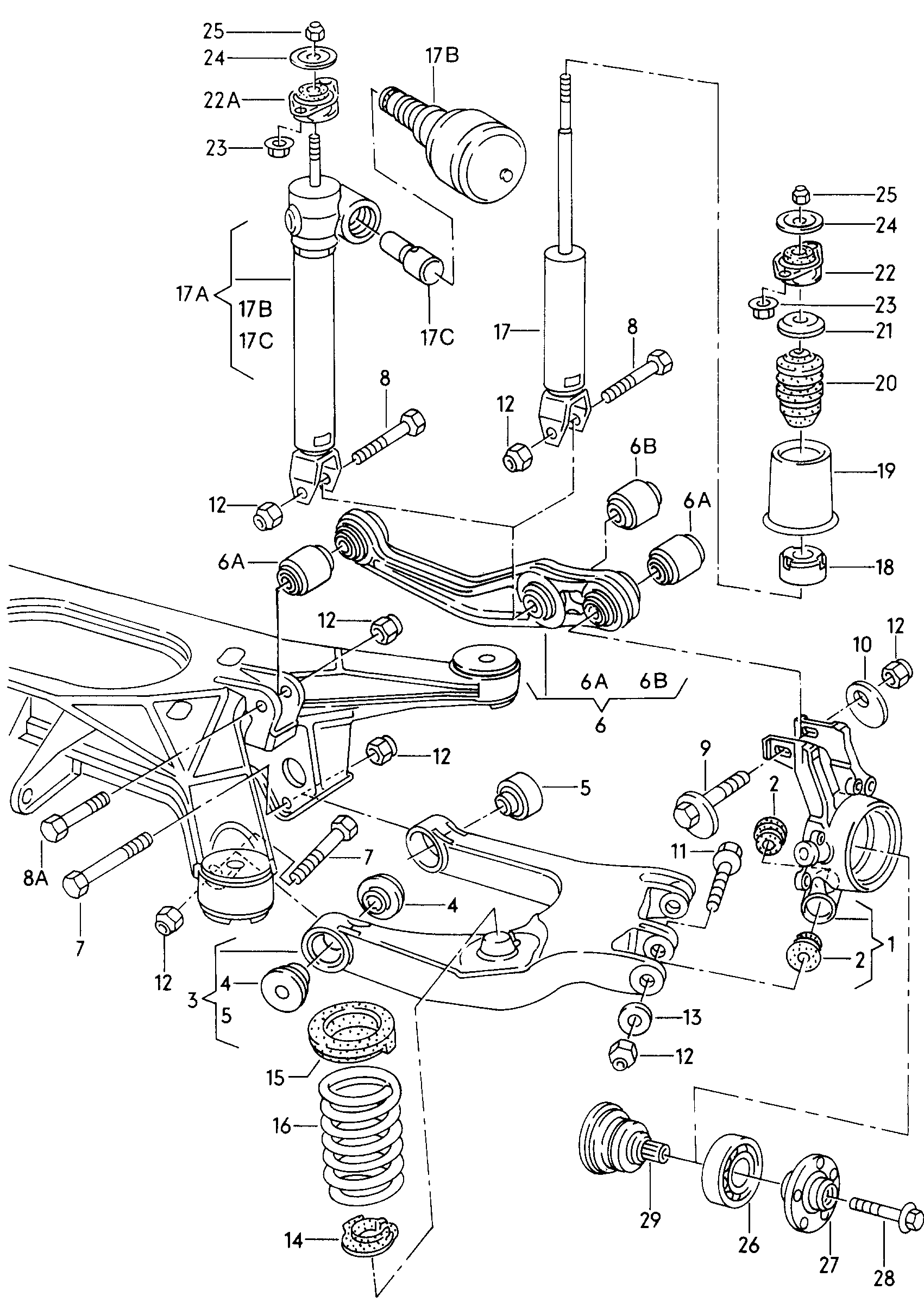 Seat 4D0 505 445 - Болт parts5.com