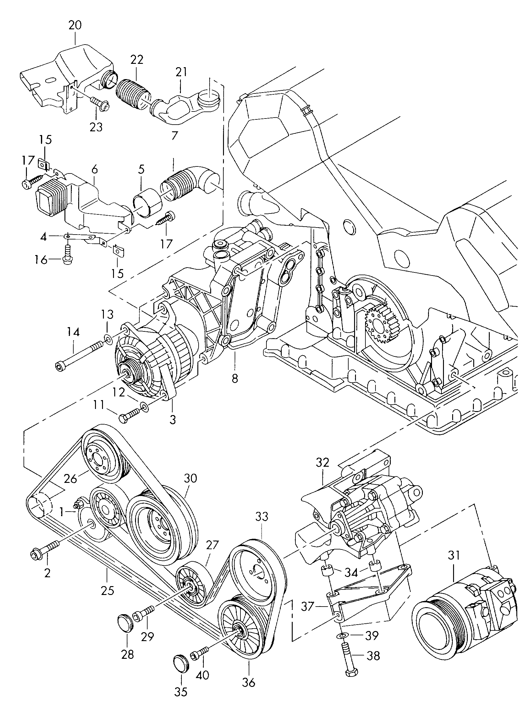 AUDI 057903137C - Поликлиновой ремень parts5.com