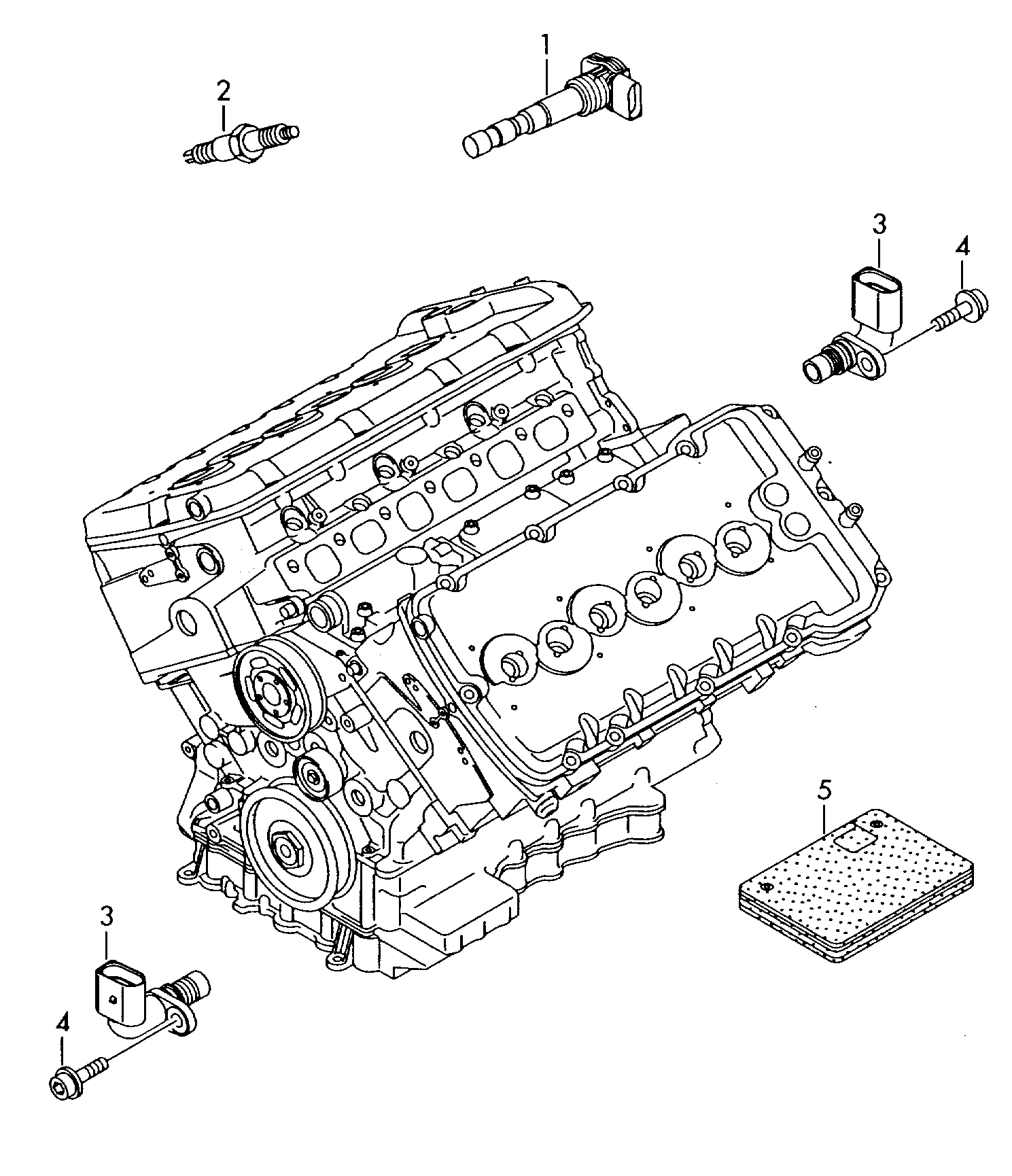 VAG 101 905 600 A - Свеча зажигания parts5.com