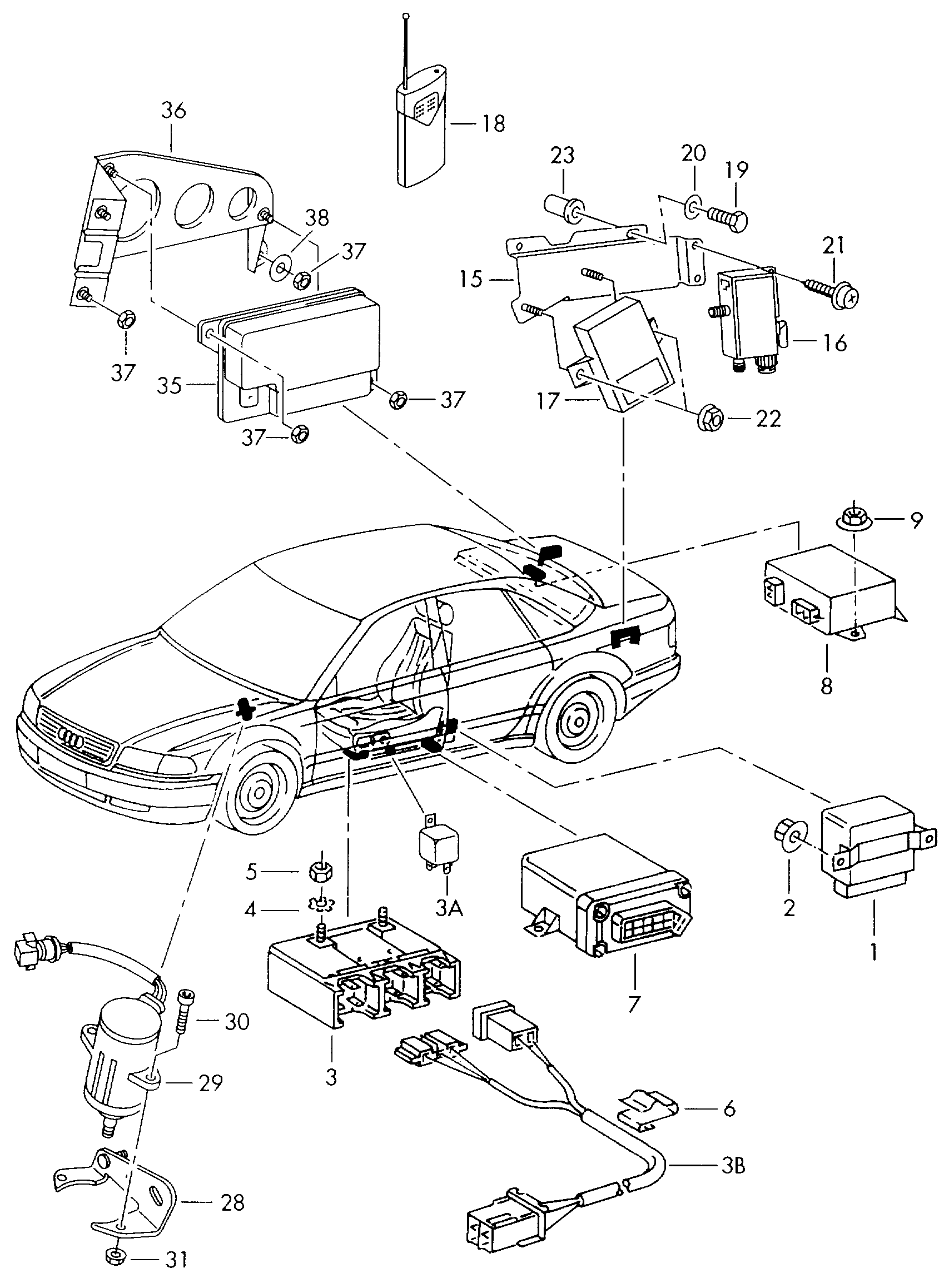 Skoda 443 951 254A - Реле, рабочий ток parts5.com