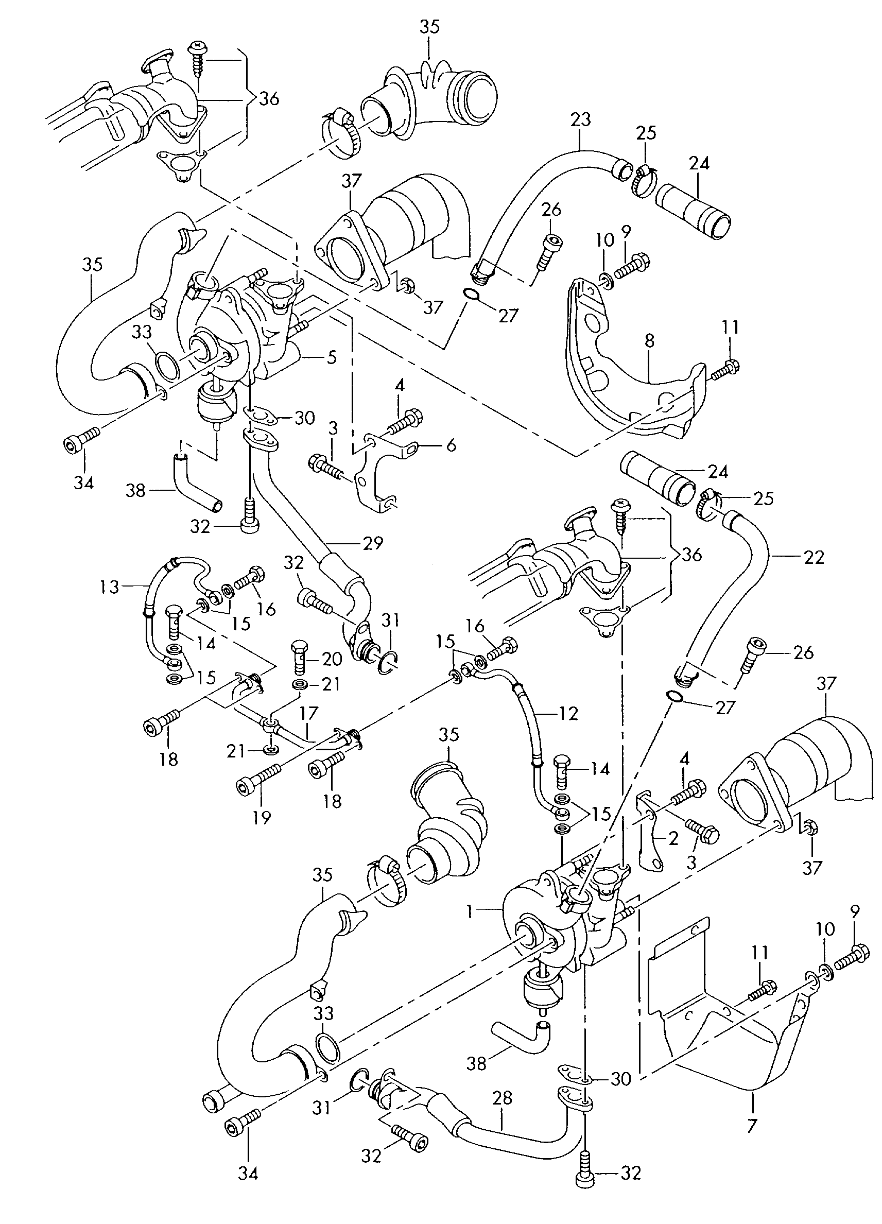 VW N   013 849 3 - Уплотняющее кольцо, сетчатый масляный фильтр parts5.com