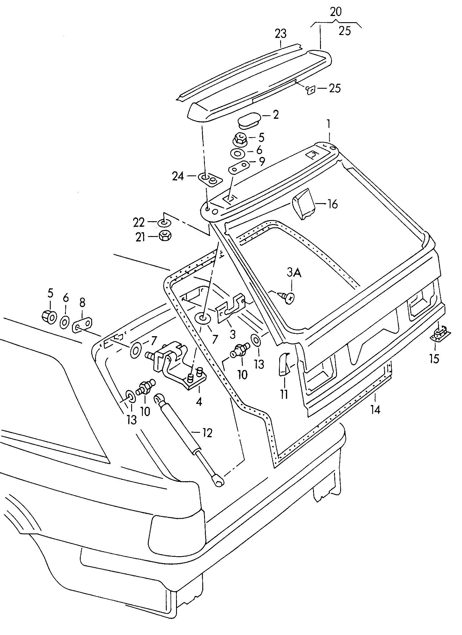 VW N 038 501 2 - Зажим, молдинг / защитная накладка parts5.com