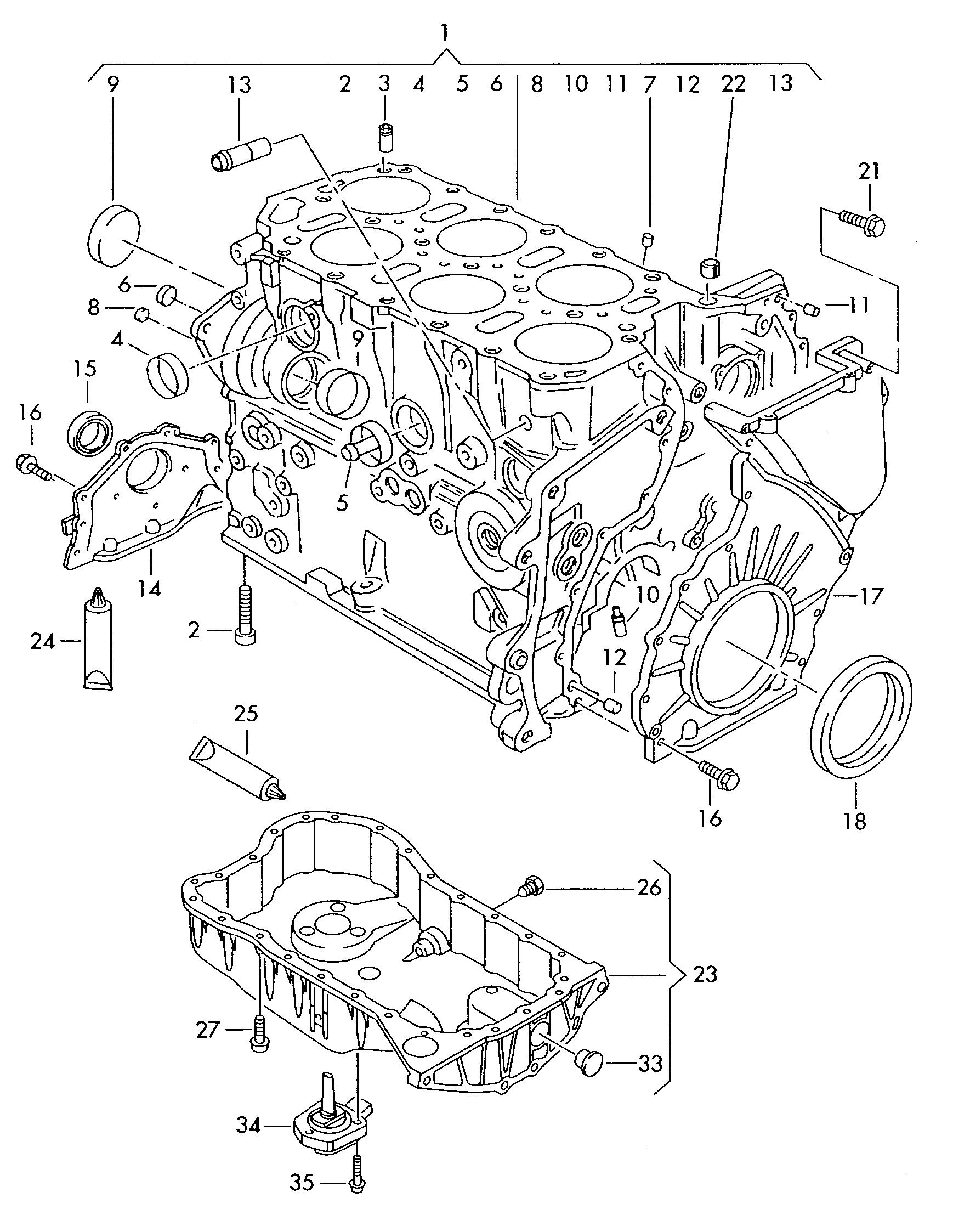 VAG N  0119034 - Пробка антифриза parts5.com