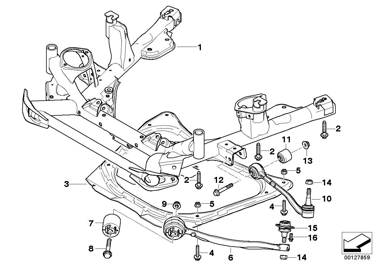 BMW 31 12 6 760 275 - Рычаг подвески колеса parts5.com