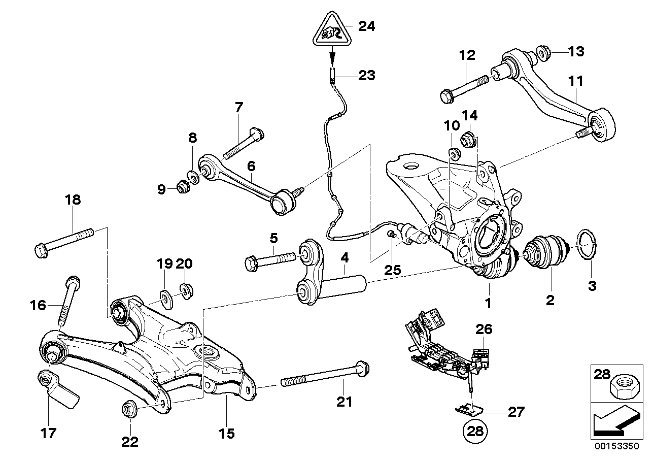 Mini 3332 6 774 796* - Рычаг подвески колеса parts5.com