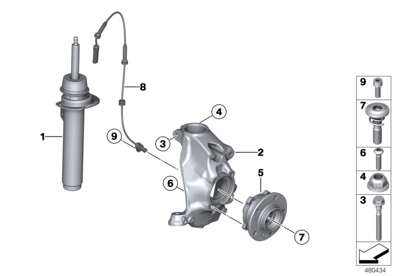 BMW 31206867260 - Комплект подшипника ступицы колеса parts5.com