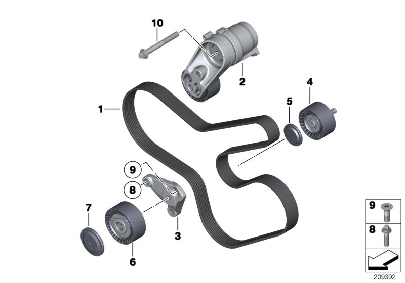 BMW 1128 7 628 661 - Поликлиновой ремень parts5.com