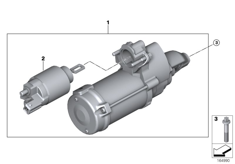 BMW 12 41 2 354 701 - Стартер parts5.com