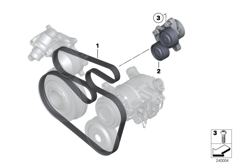 BMW 11 28 7 823 199 - Направляющий ролик, поликлиновый ремень parts5.com