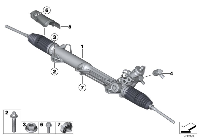 Mini 33 32 6 768 884 - Ремкомплект, подвеска колеса parts5.com