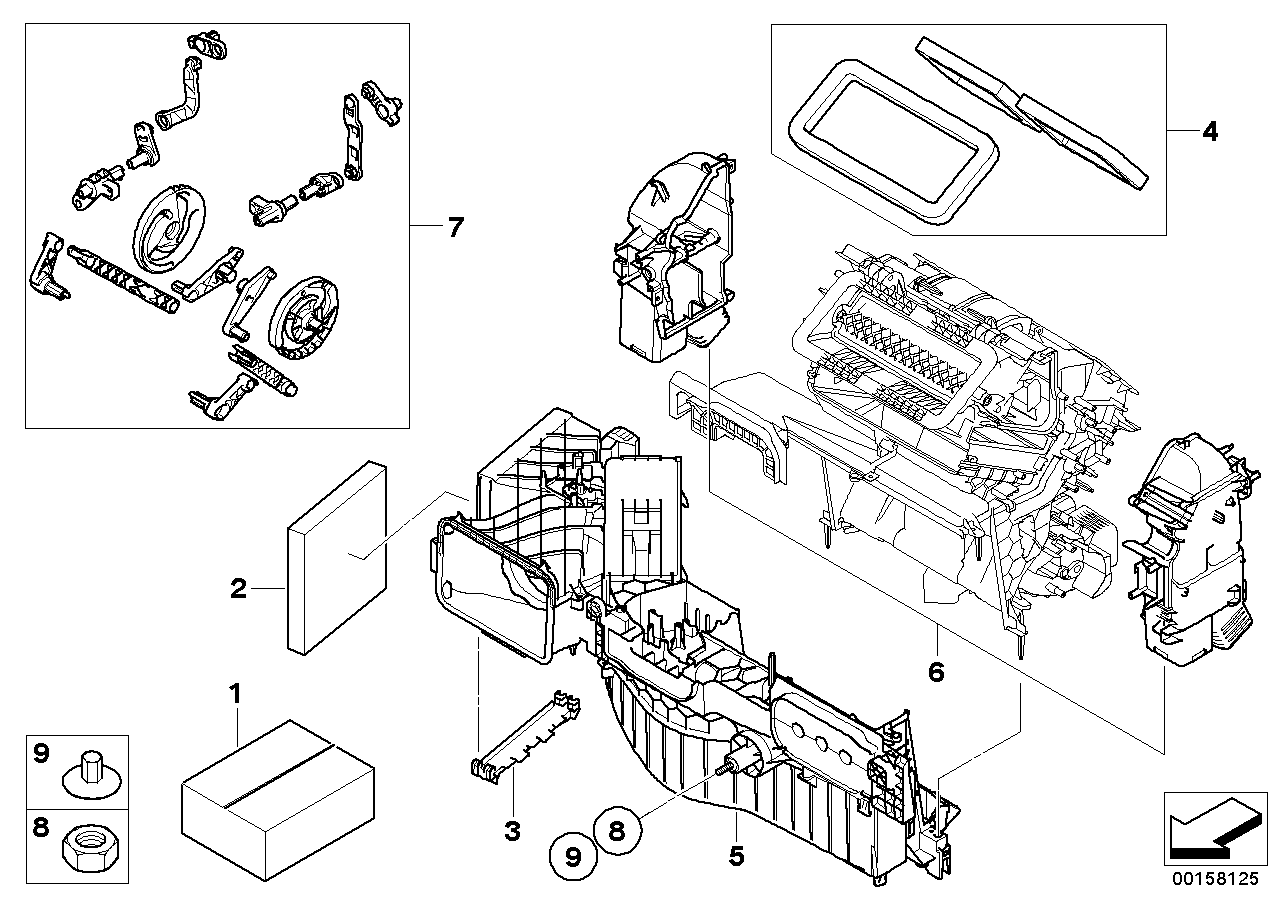 BMW 64319194098 - Фильтр воздуха в салоне parts5.com