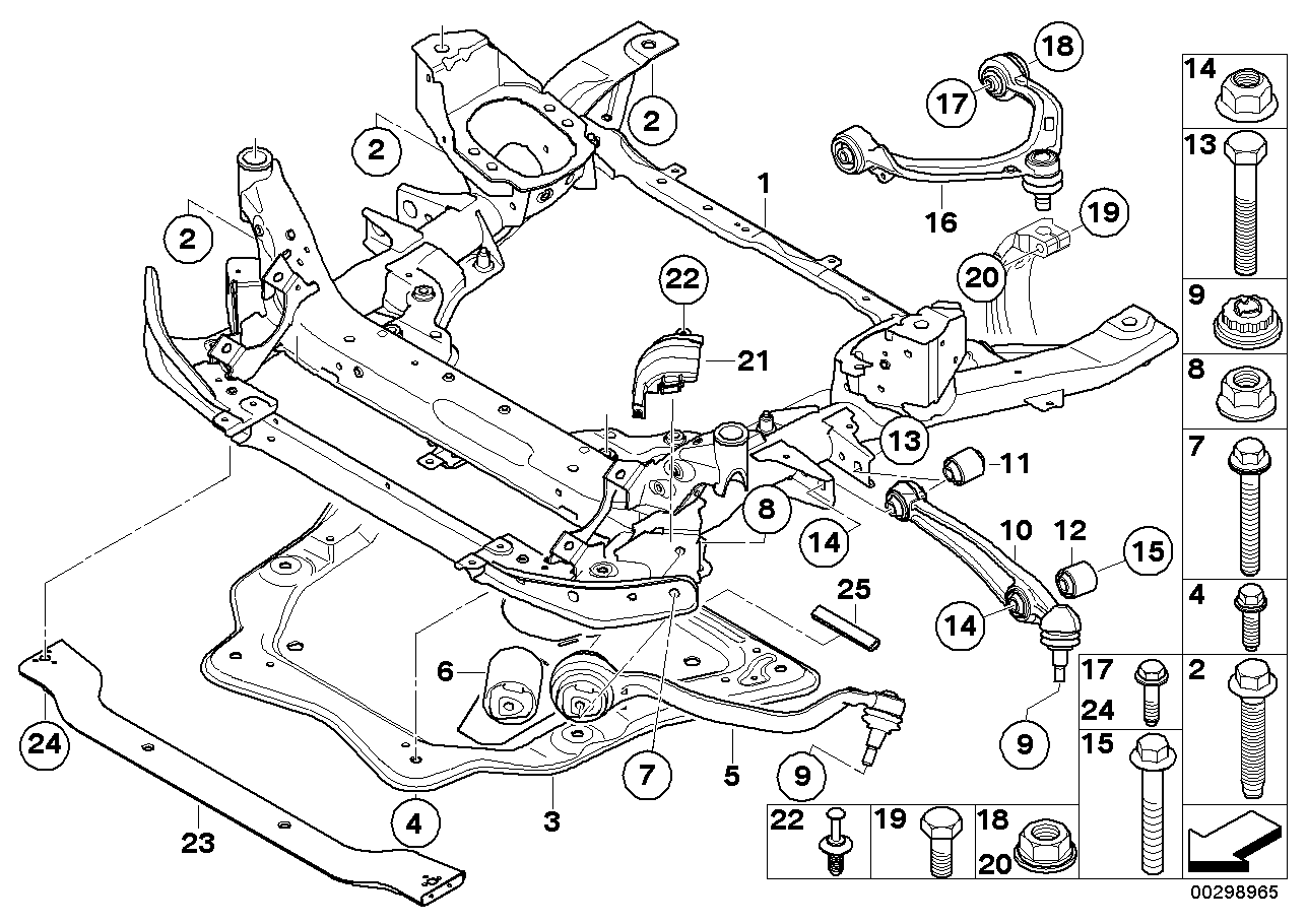 BMW 31 10 6 778 015* - Сайлентблок, рычаг подвески колеса parts5.com