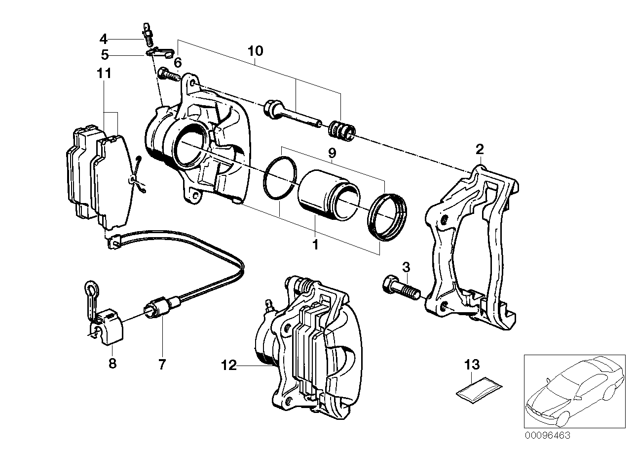 Rover 34111161347 - Тормозные колодки, дисковые, комплект parts5.com