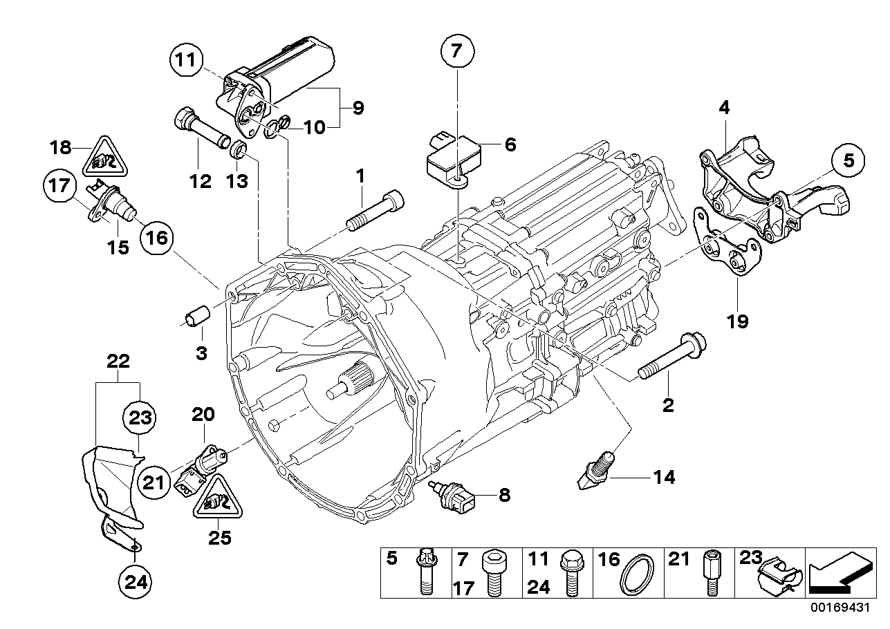 BMW 13 62 7 525 015 - Датчик импульсов, коленвал parts5.com