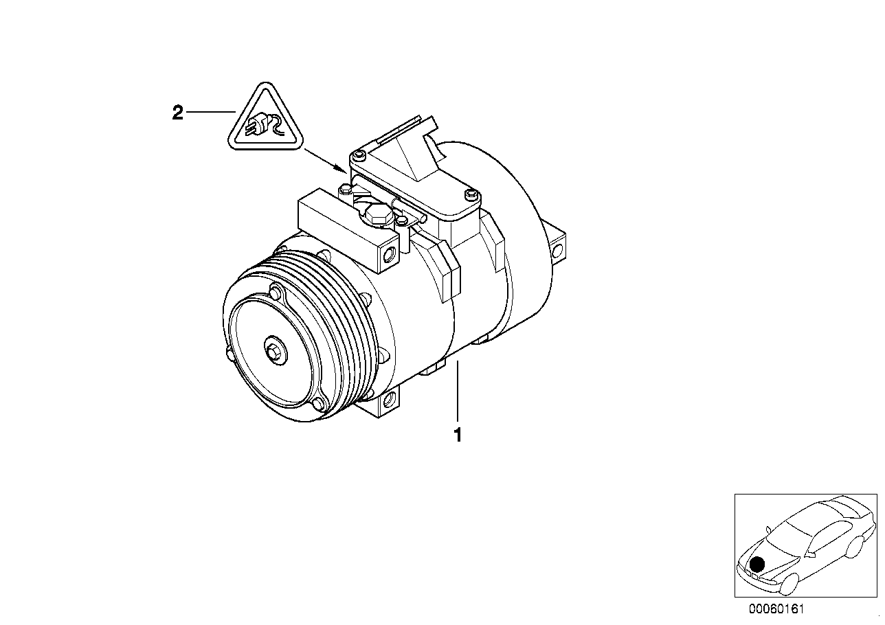 BMW 64 52 6 918 000 - Компрессор кондиционера parts5.com