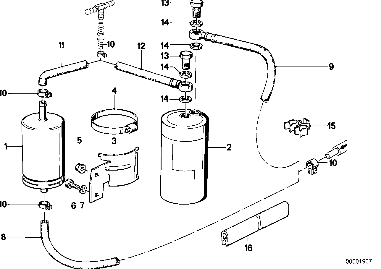 BMW 13 32 1 268 231 - Топливный фильтр parts5.com