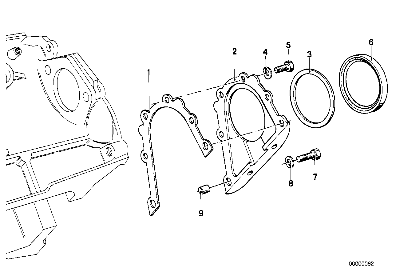 BMW 11 14 1 706 785 - Уплотняющее кольцо, коленчатый вал parts5.com