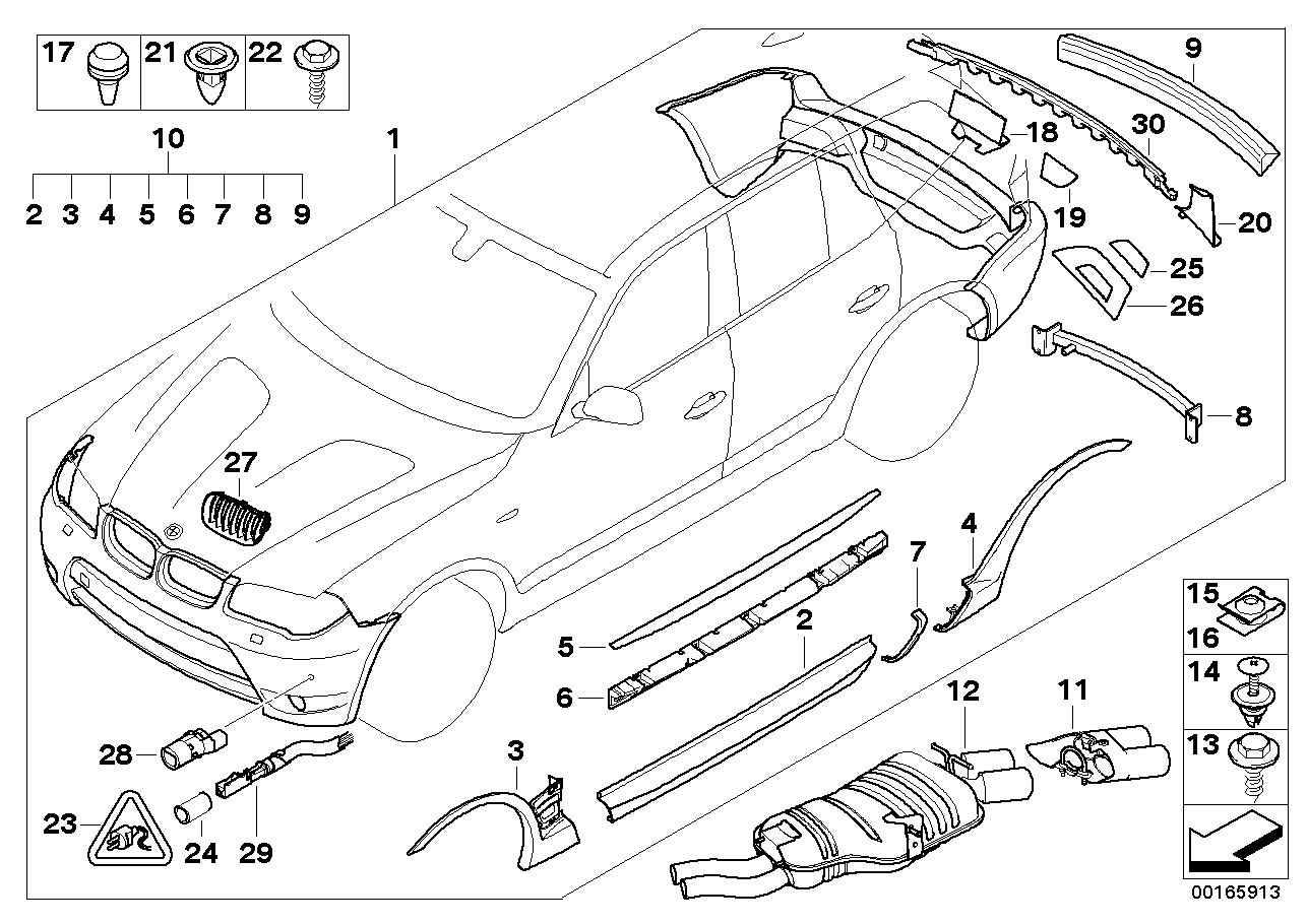 BMW 61138366245 - Ремкомплект кабеля, датчик температуры охлажд. жидкости parts5.com