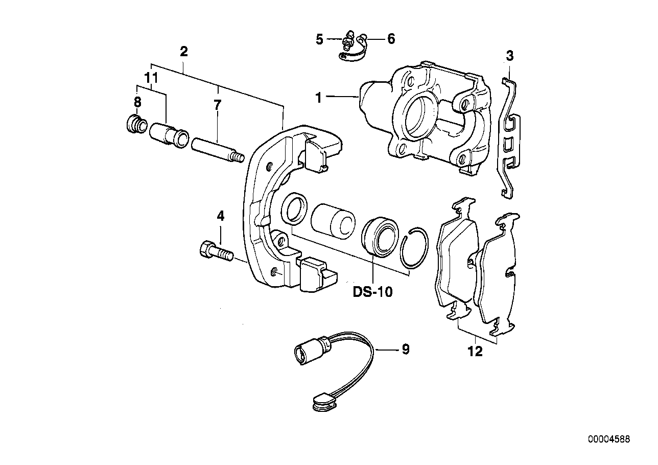 BMW 34111163305 - Комплект направляющей гильзы parts5.com