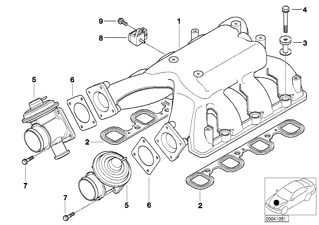 BMW 13 62 2 246 977 - Датчик, давление наддува parts5.com