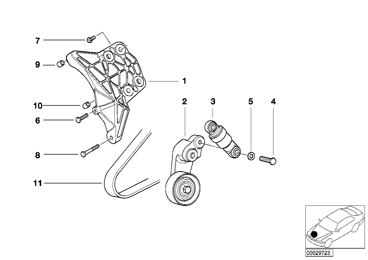 Mini 64552248190 - Поликлиновой ремень parts5.com