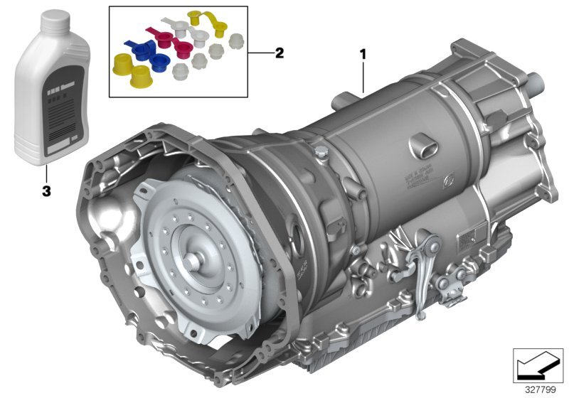 BMW 24 00 7 631 095 - Автоматическая коробка передач parts5.com