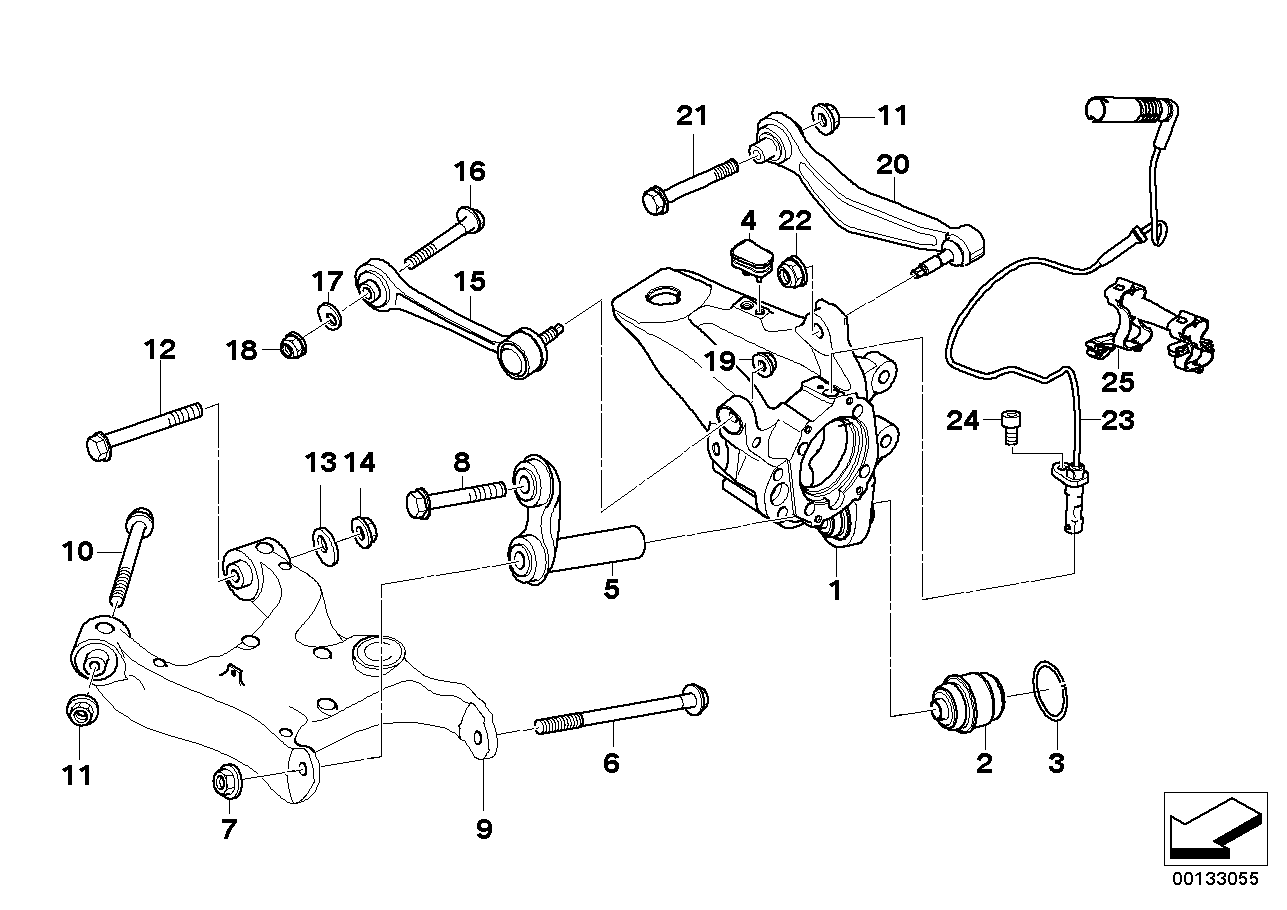 BMW 33 32 2 347 991 - Рычаг подвески колеса parts5.com