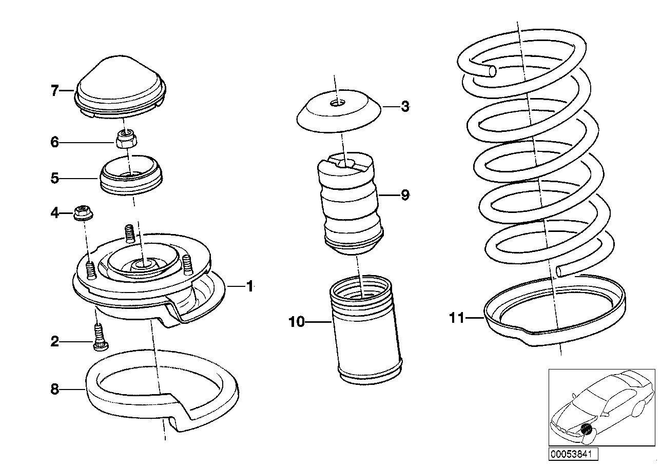 BMW 31331137932 - Пылезащитный комплект, амортизатор parts5.com