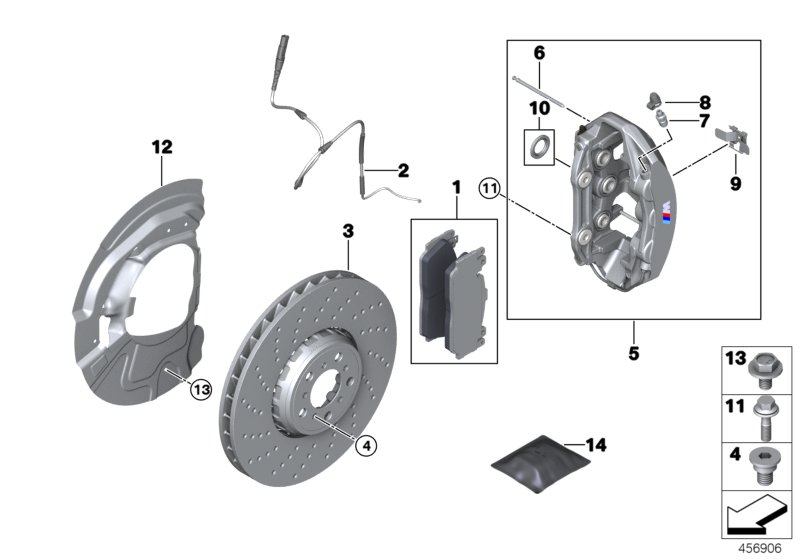 BMW 34117852967 - Тормозной суппорт parts5.com